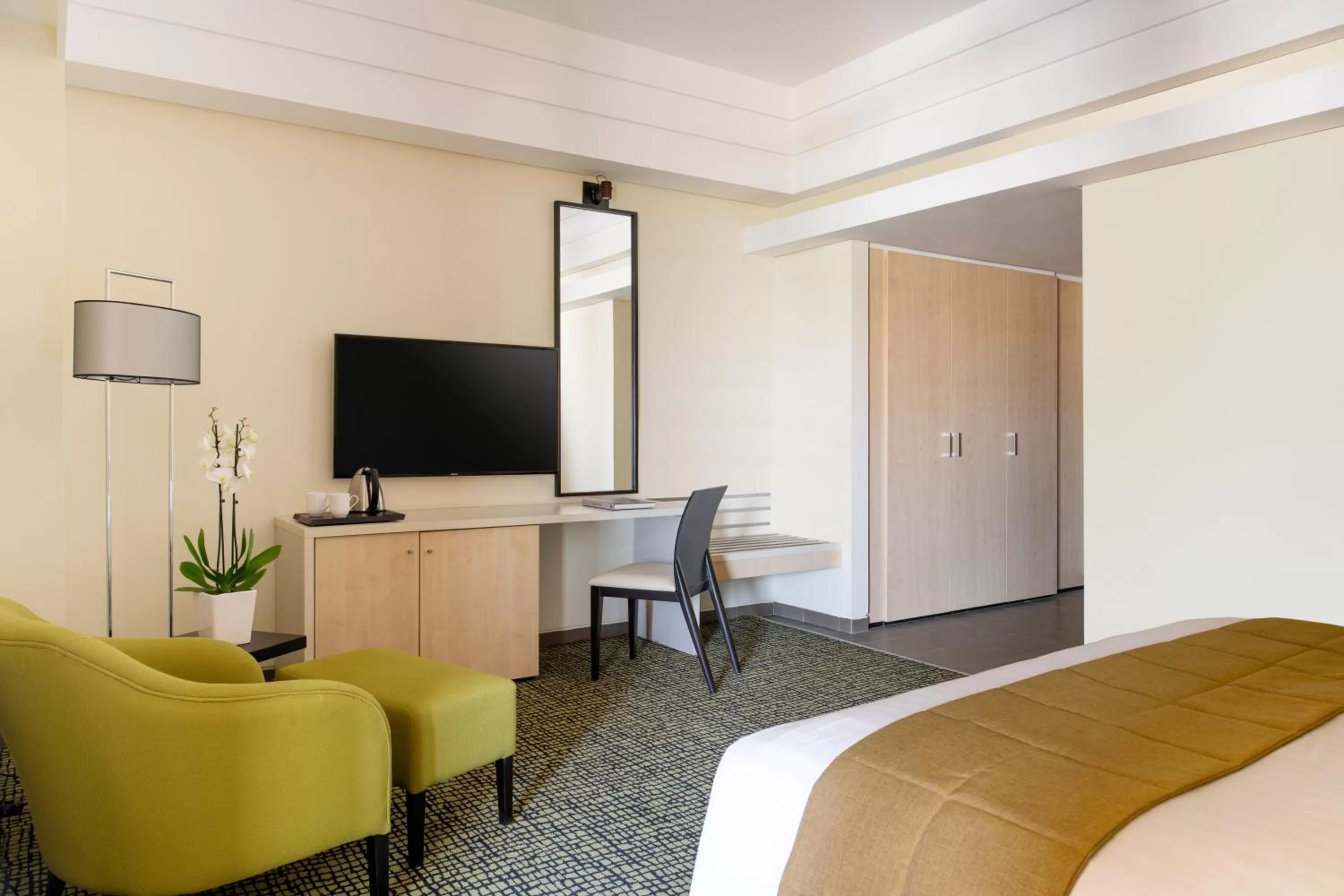 Bed in Bristoria Hotel Erbil