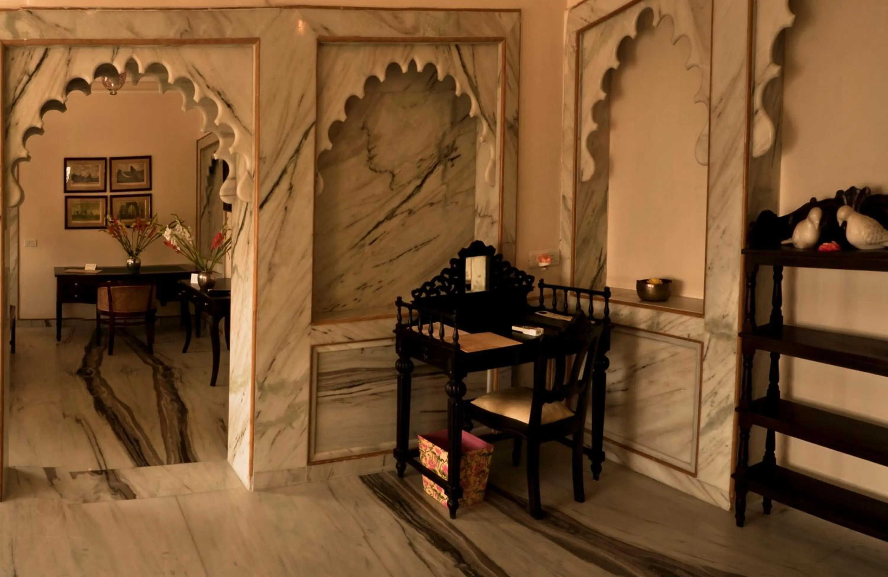 Decorative detail in Hotel Udai Kothi