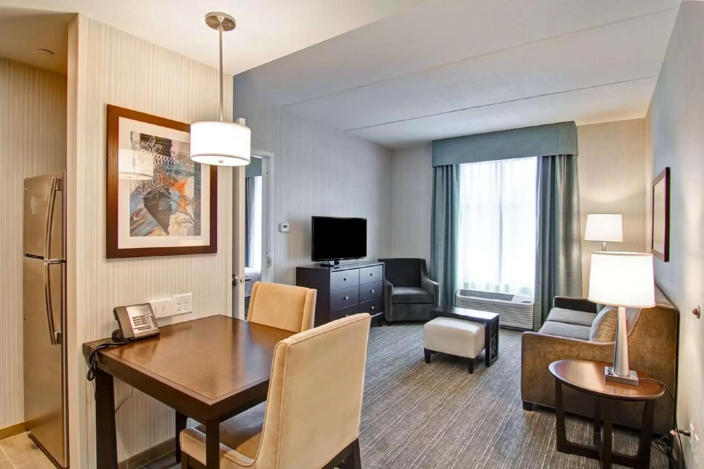 Living room in Homewood Suites By Hilton Clifton Park