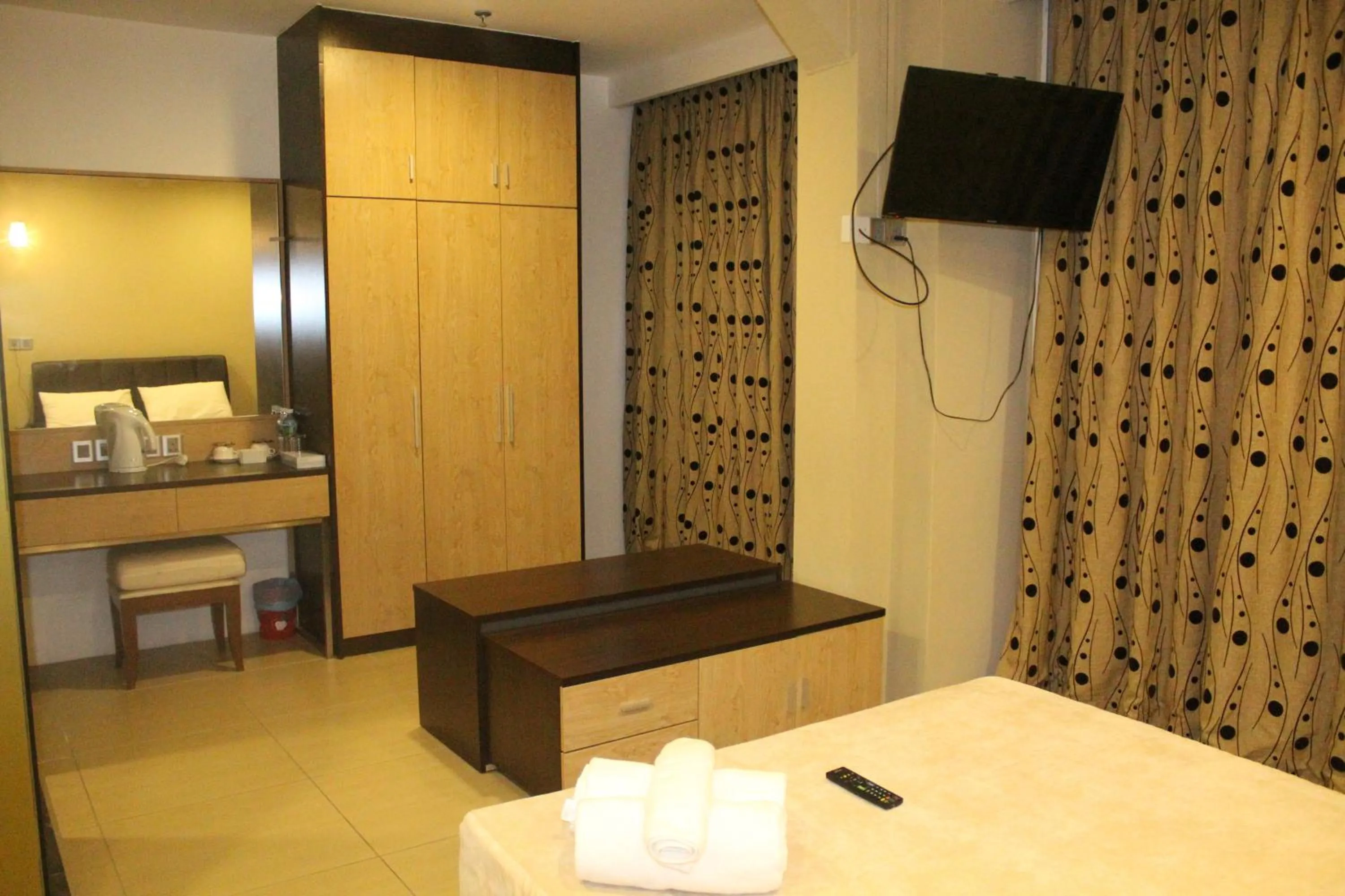 Decorative detail, Bed in T Hotel Jalan Tar