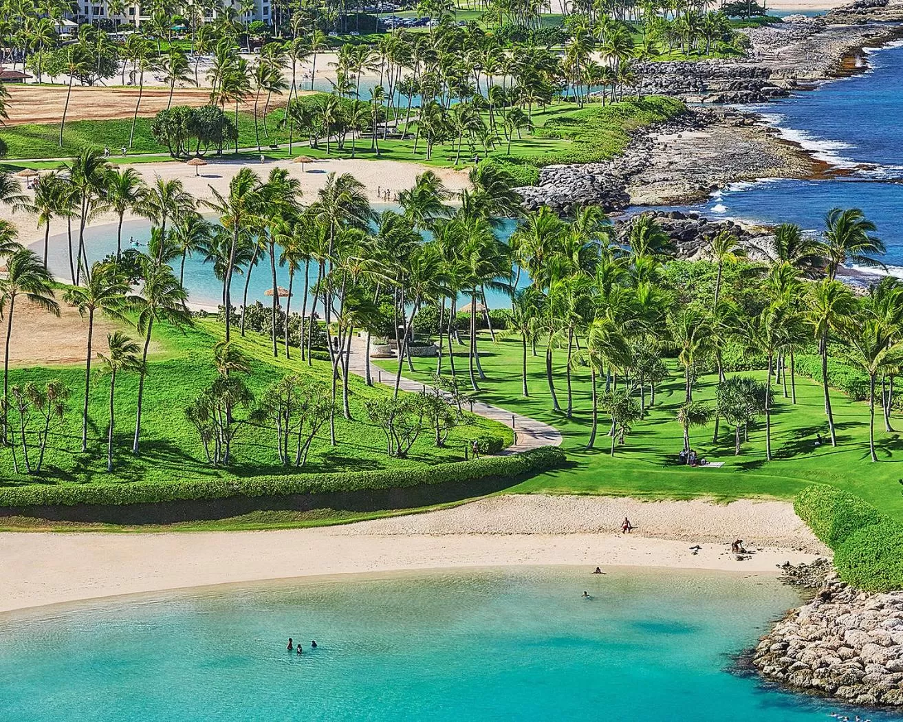 Natural landscape in Four Seasons Resort Oahu at Ko Olina