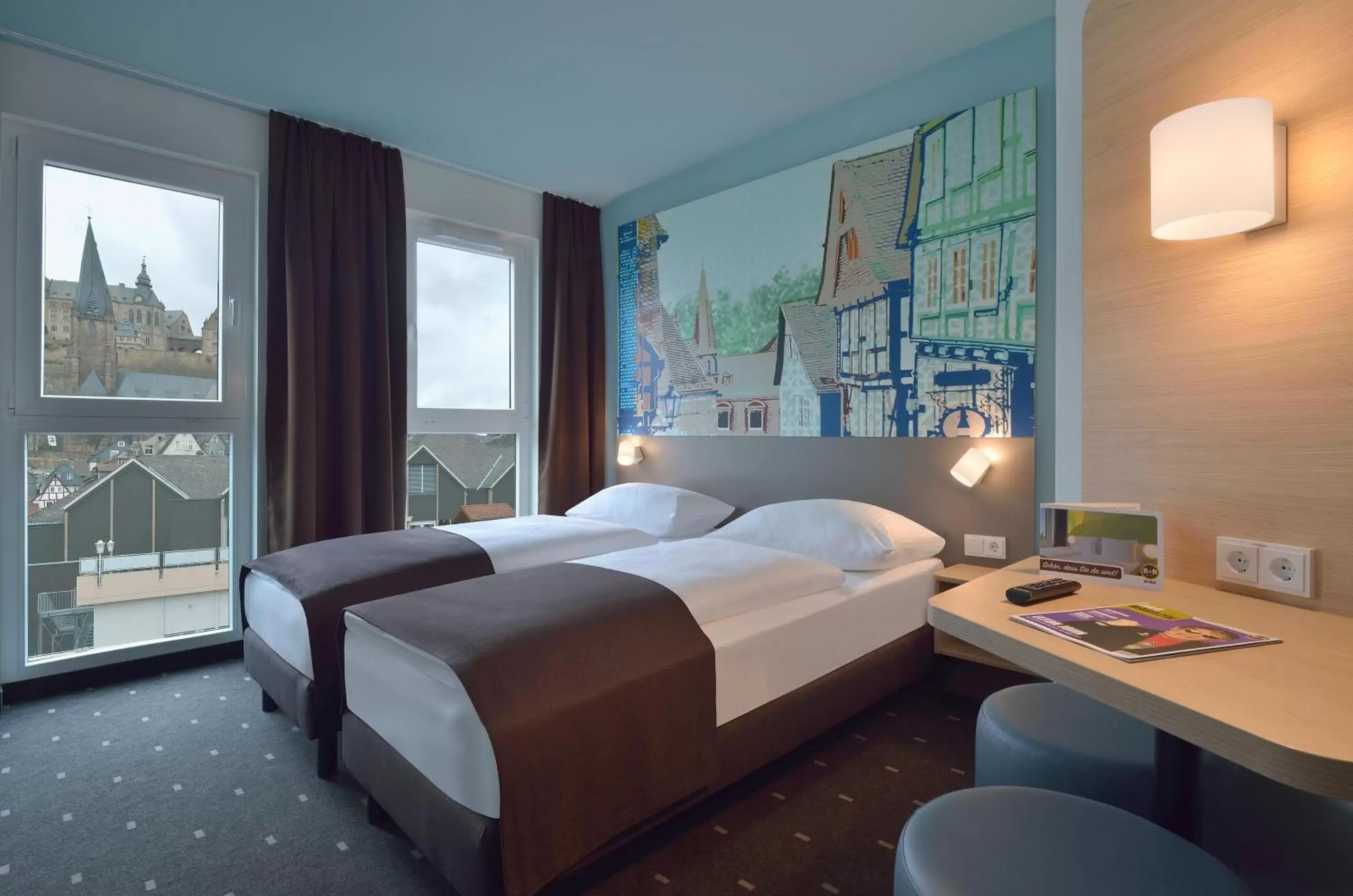 Twin Room in B&B Hotel Marburg Twin Room in B&B Hotel Marburg