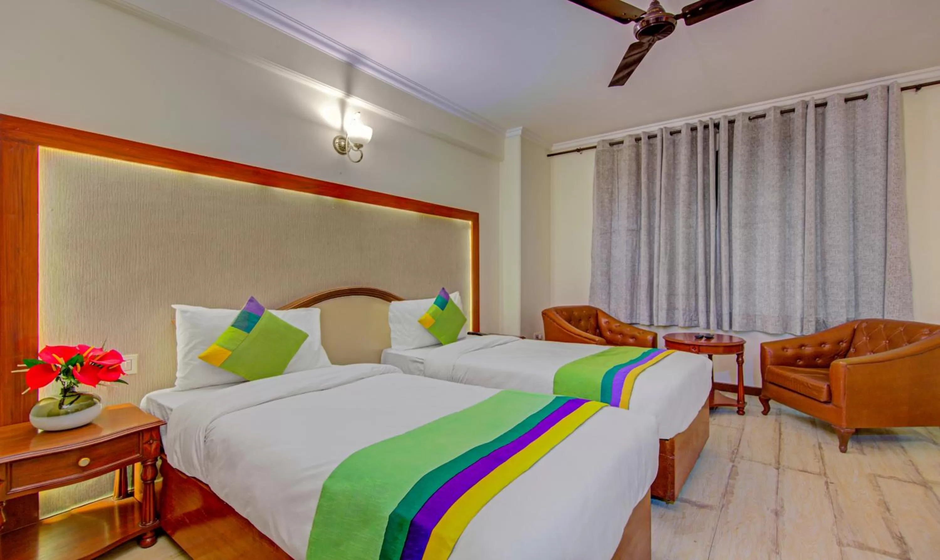 Bed in Treebo Trend Corporate Park