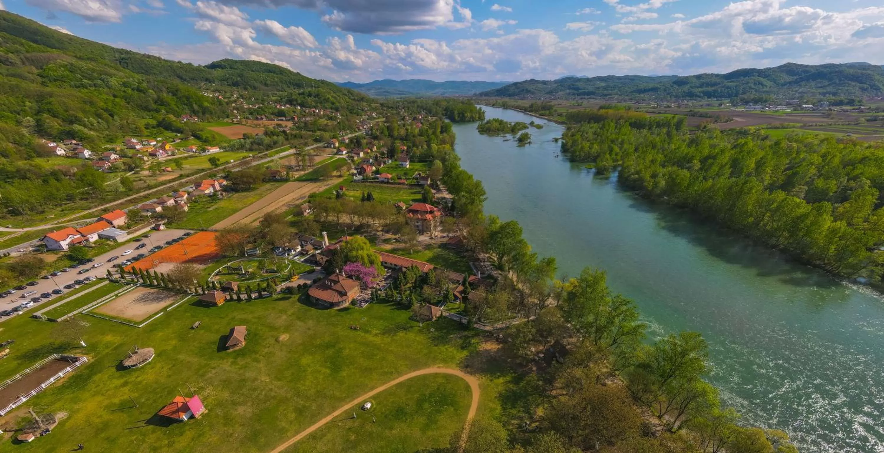 River view in B&B Etno Village Sunčana Reka