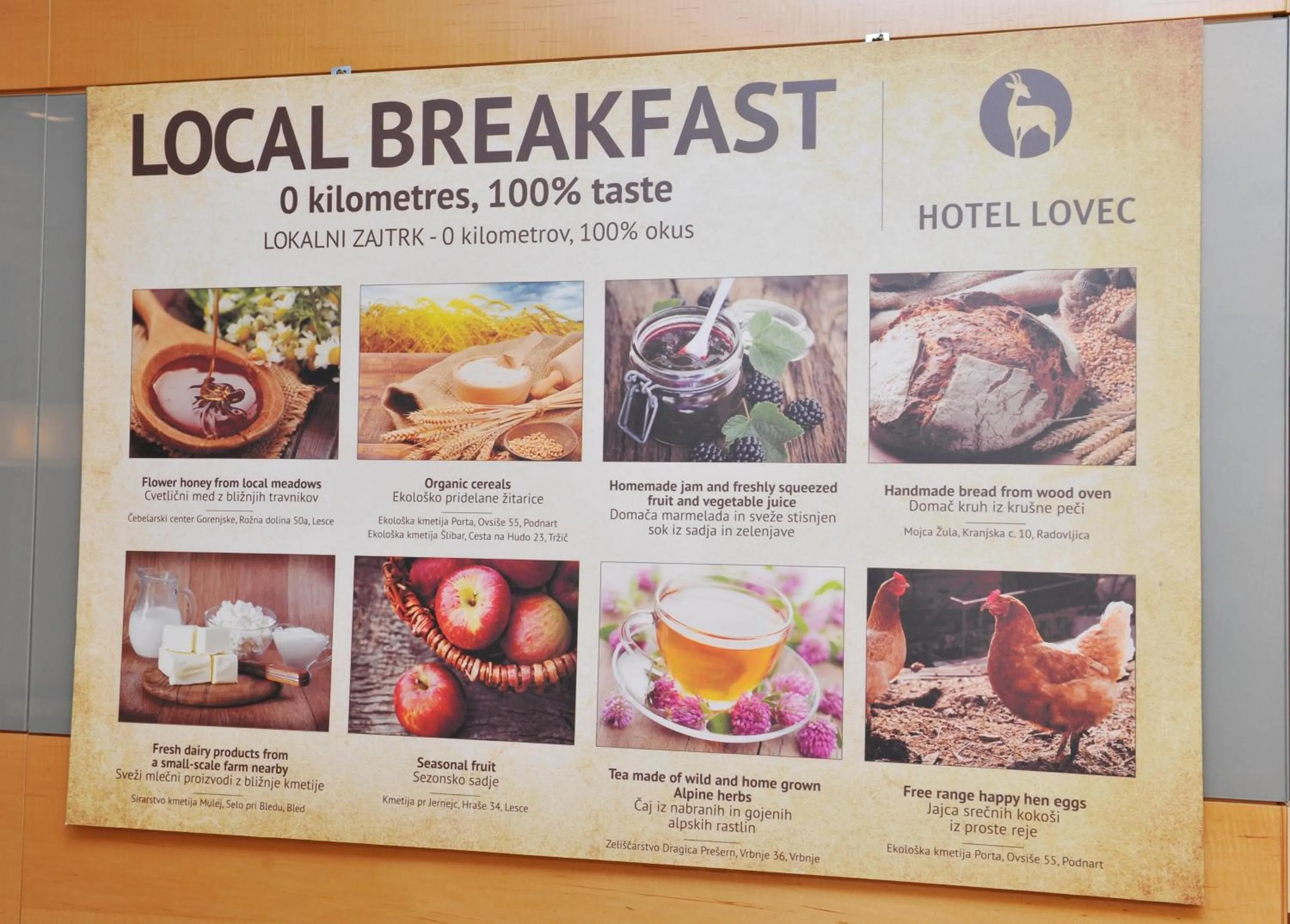 Breakfast in Hotel Lovec