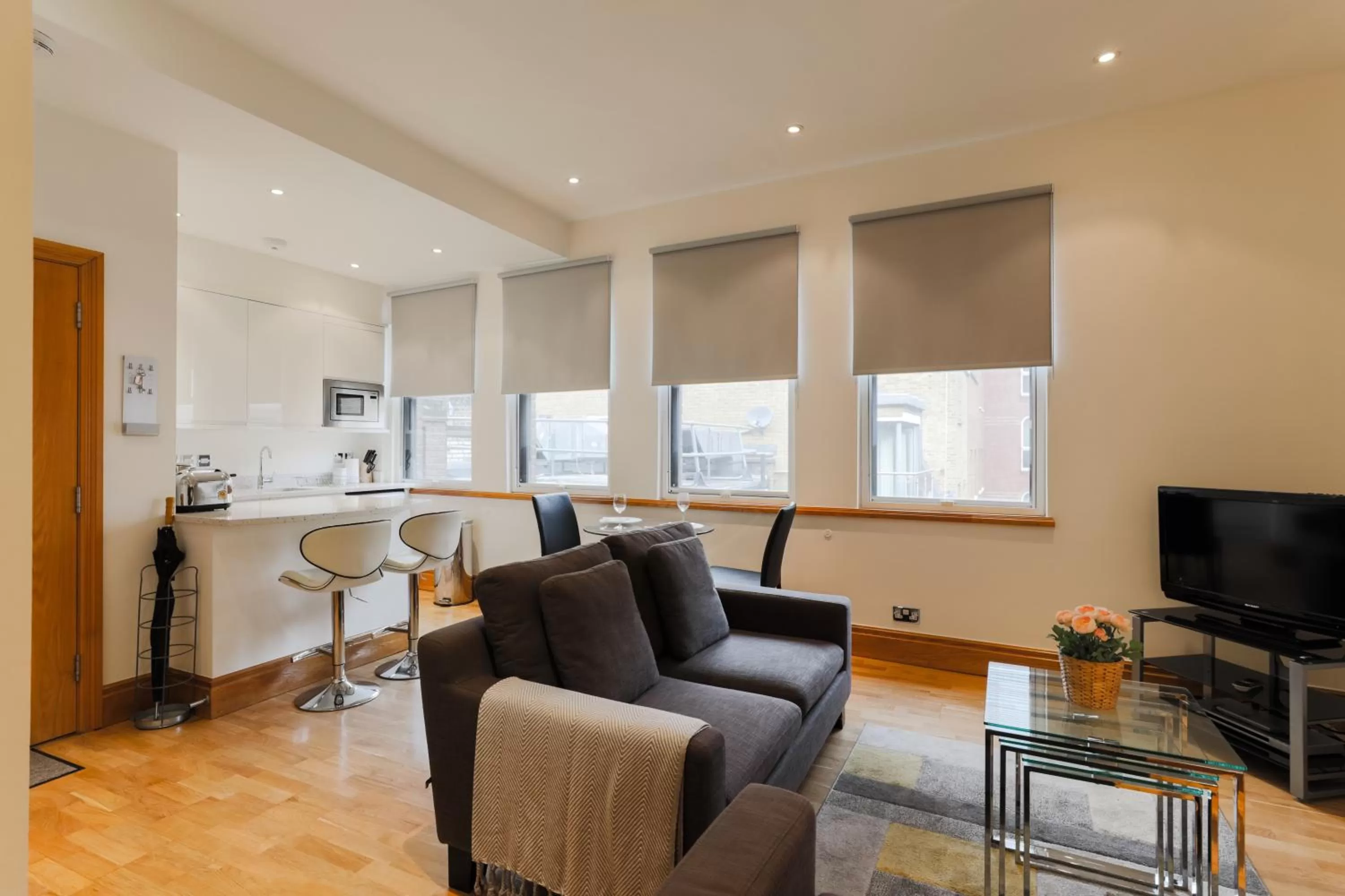 Living room, Seating Area in Monument Apartments