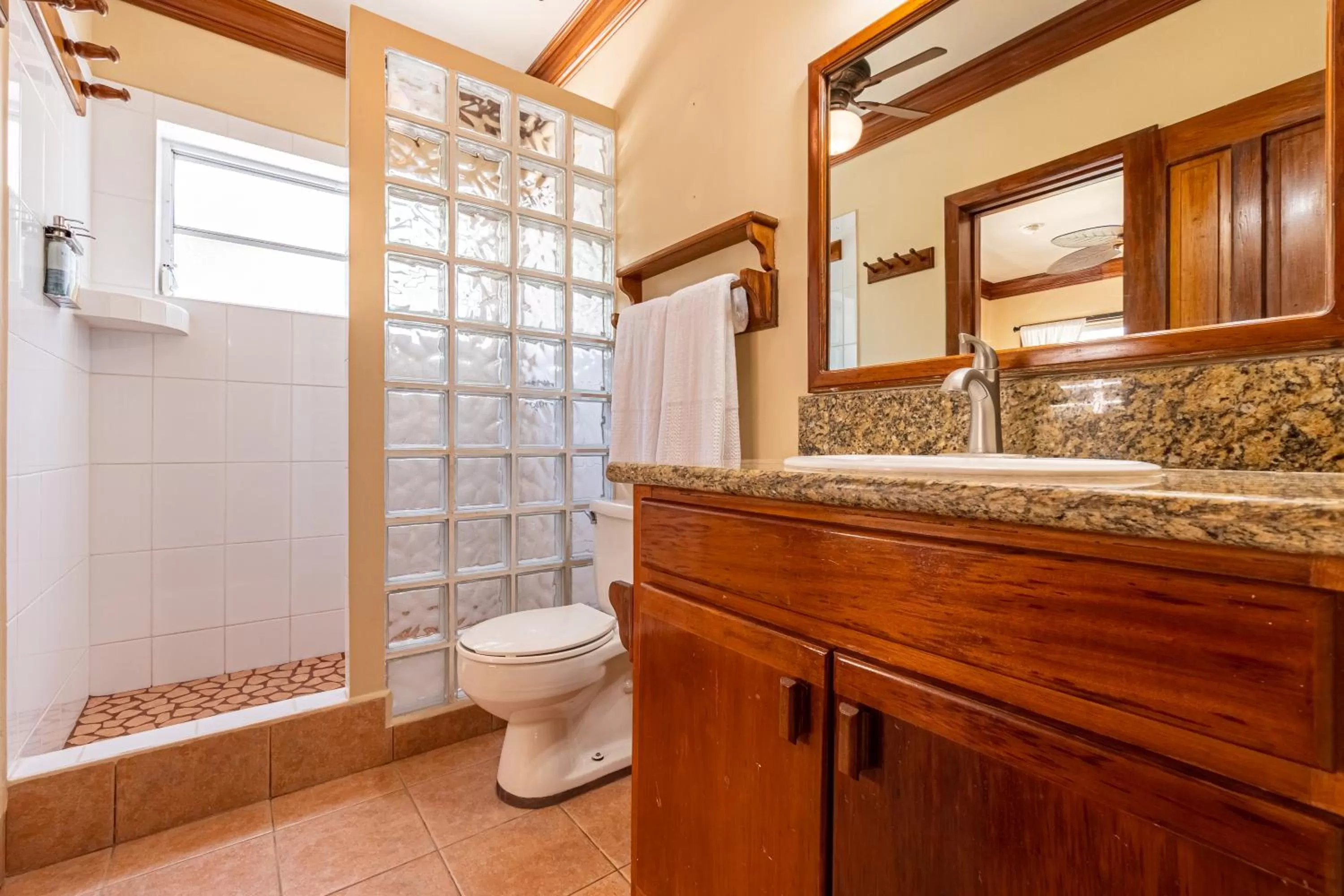 Bathroom in Belizean Shores Resort