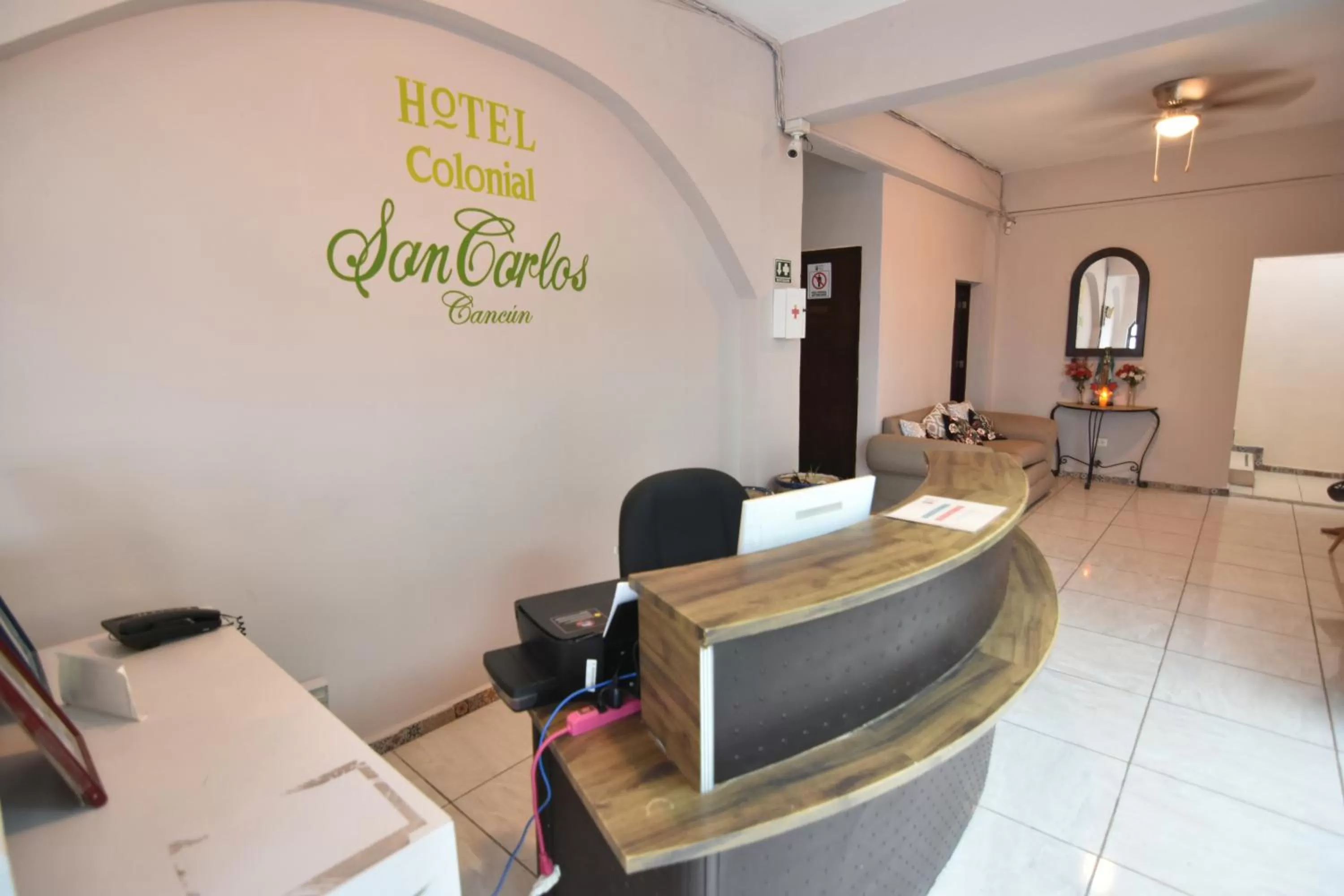 Lobby or reception in Hotel Colonial San Carlos Cancún Centro