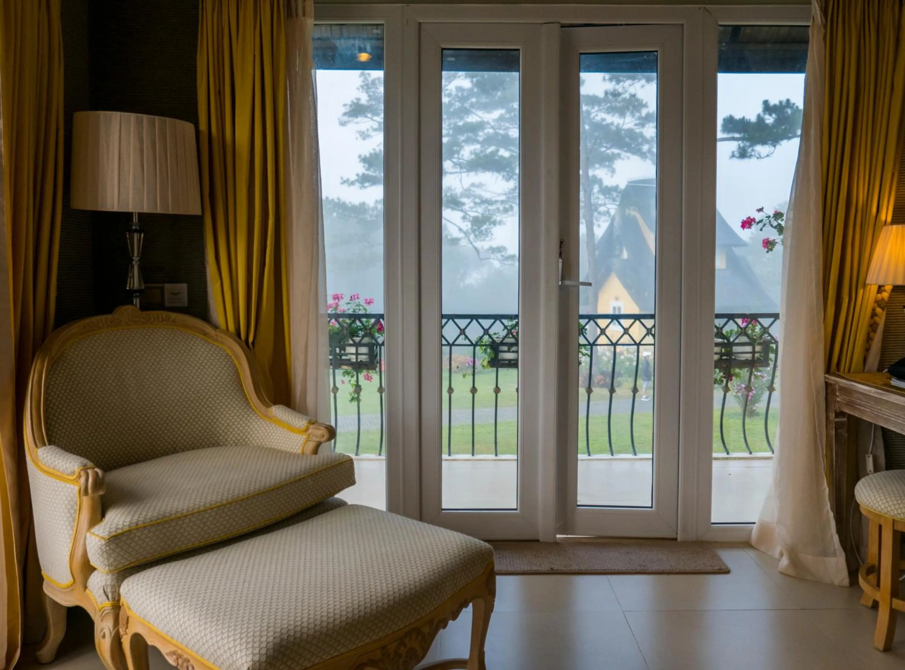 Seating area in Binh An Village Resort