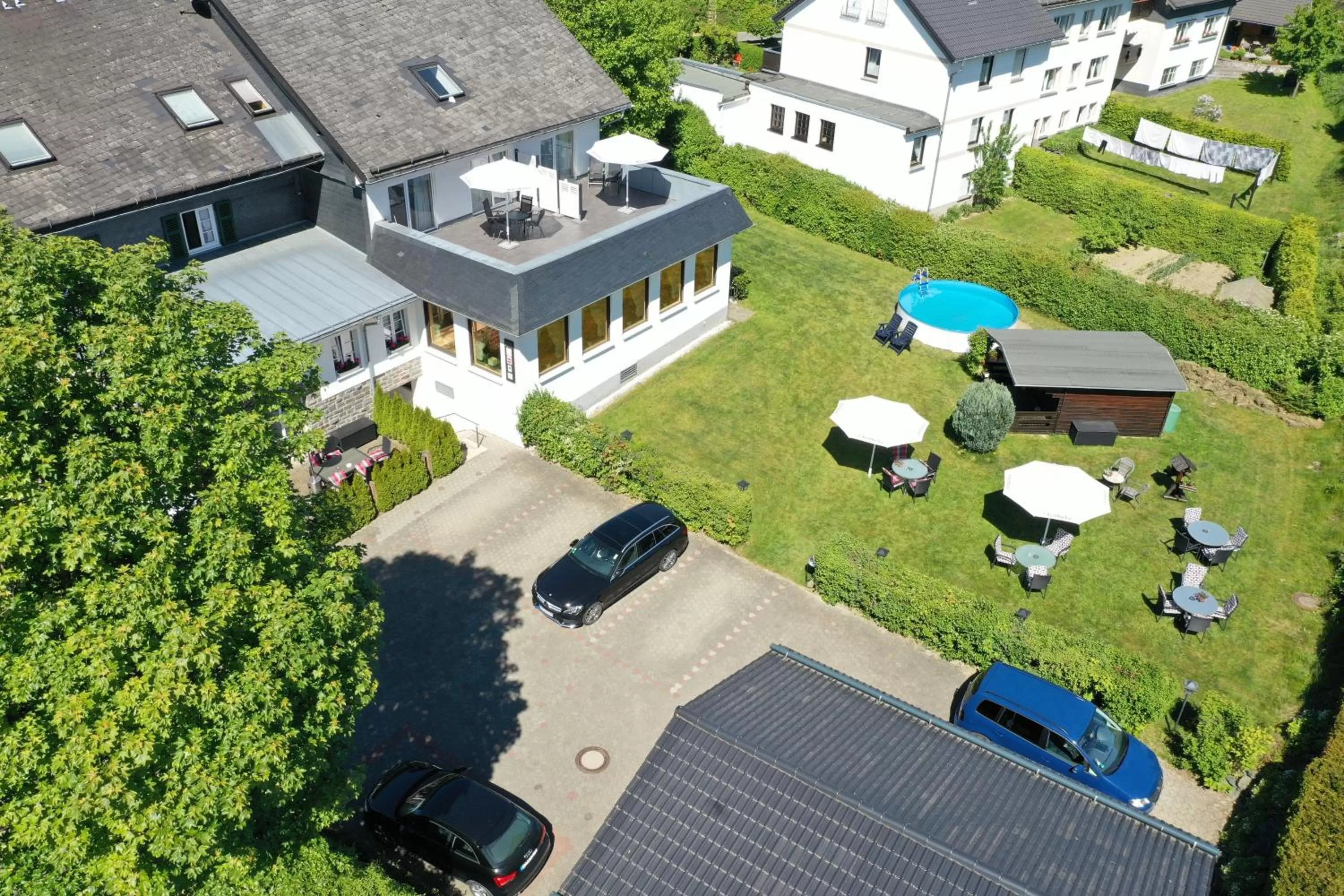 Bird's eye view in Hotel Forsthaus