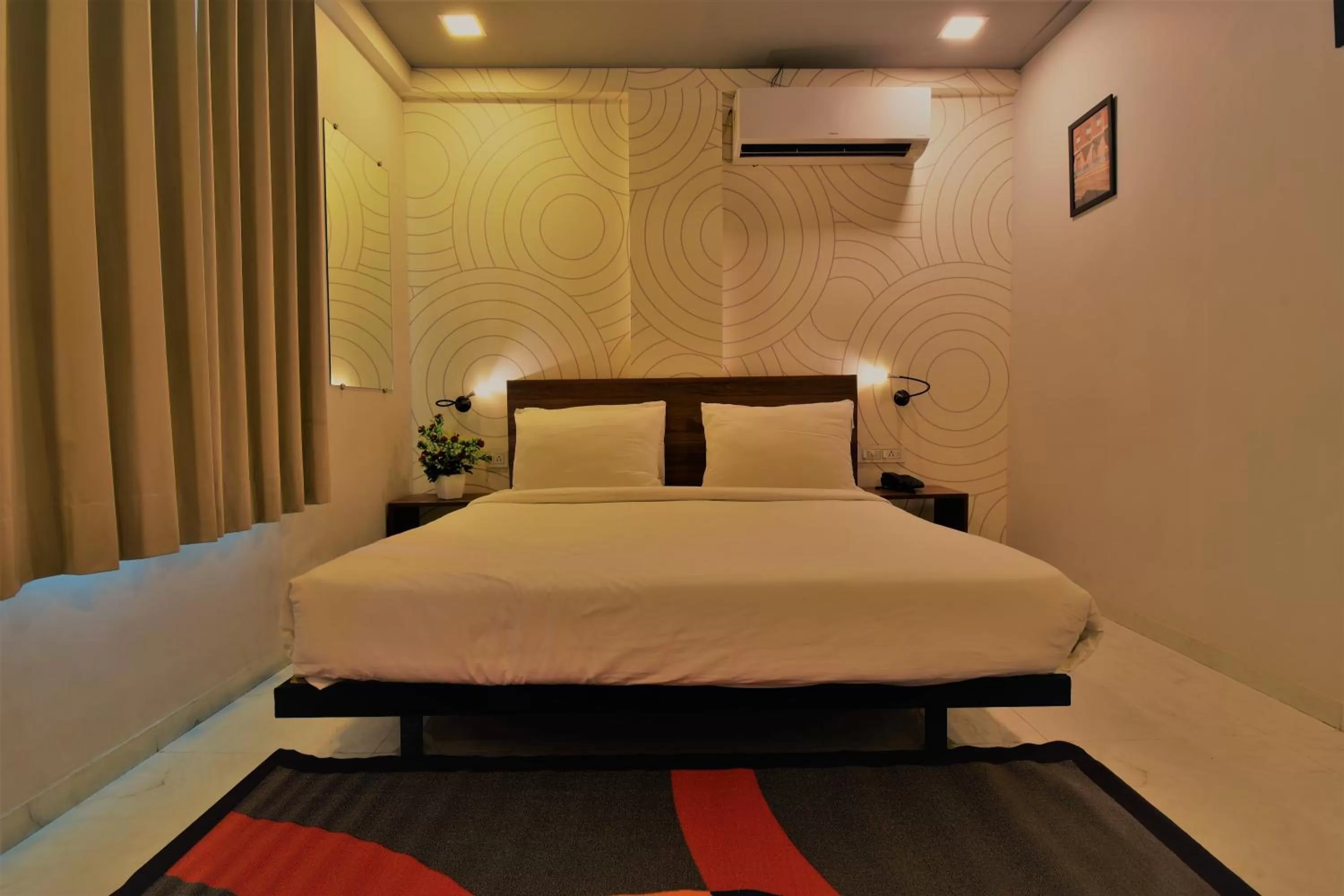 Photo of the whole room, Bed in Manomay Homes