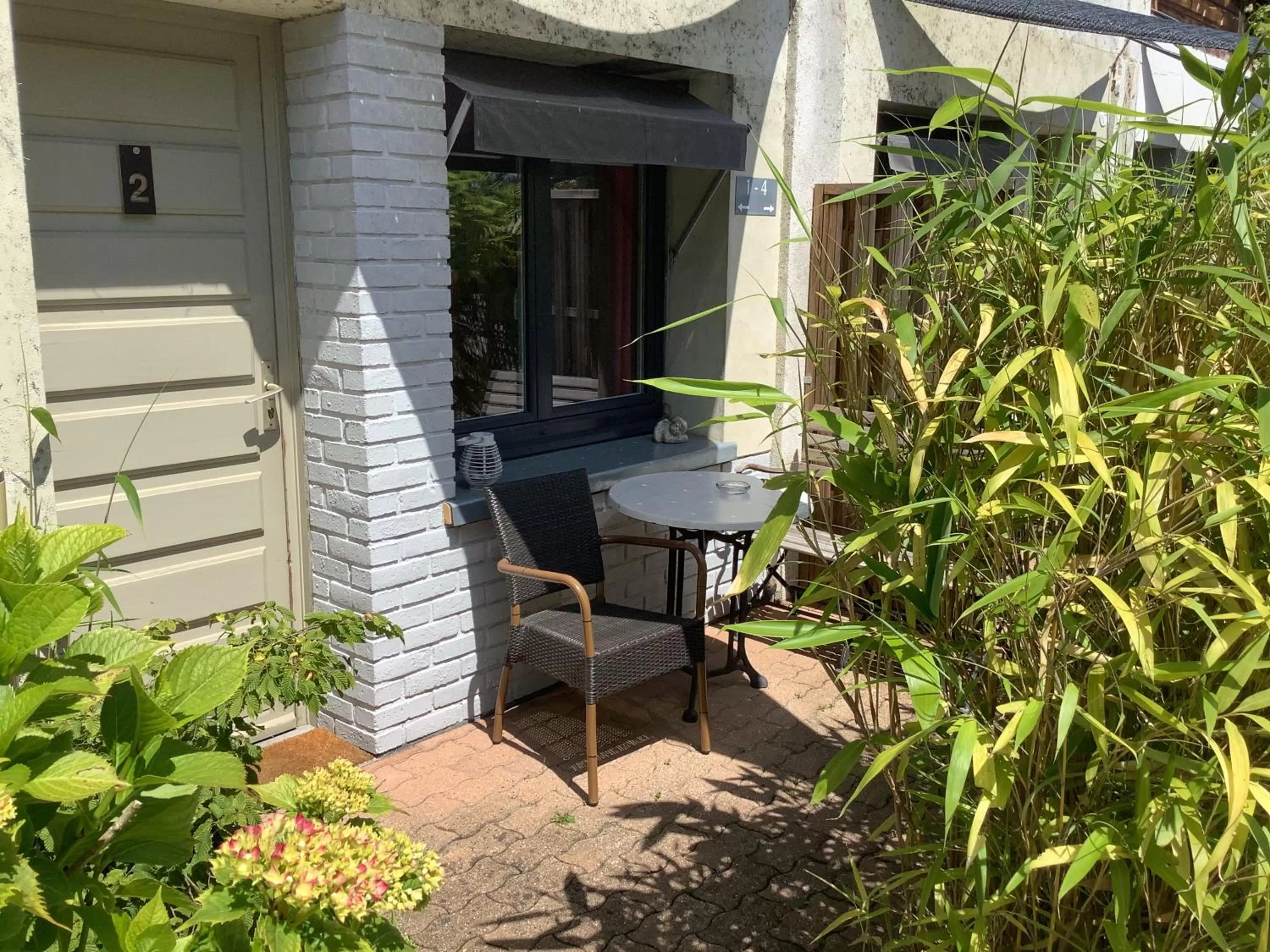 Patio in Hôtel Monet