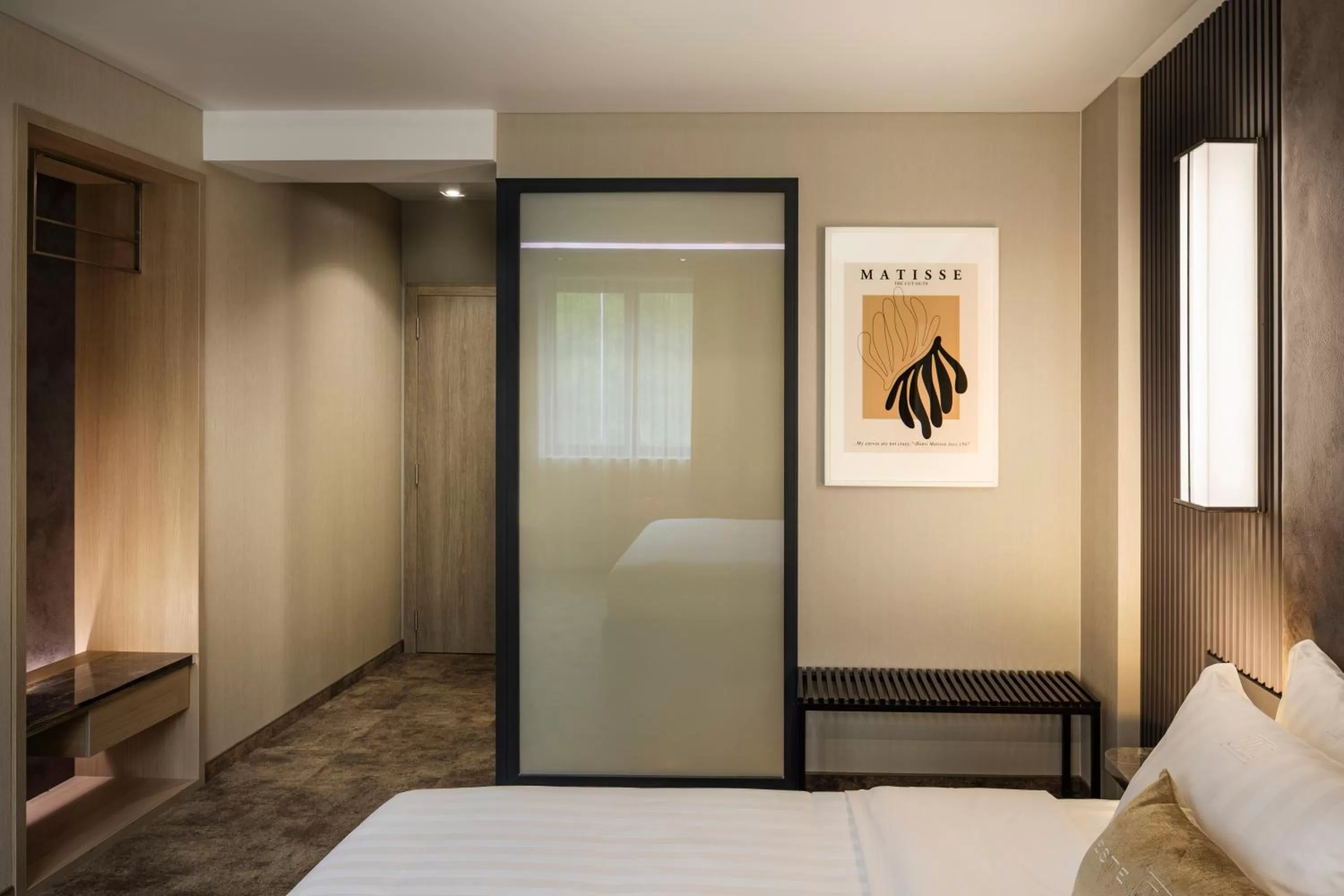 Bedroom, Bed in -- ESTE PARK HOTEL -- part of Urban Chic Luxury Design Hotels - Parking & Compliments - next to Shopping & Dining Mall Plovdiv
