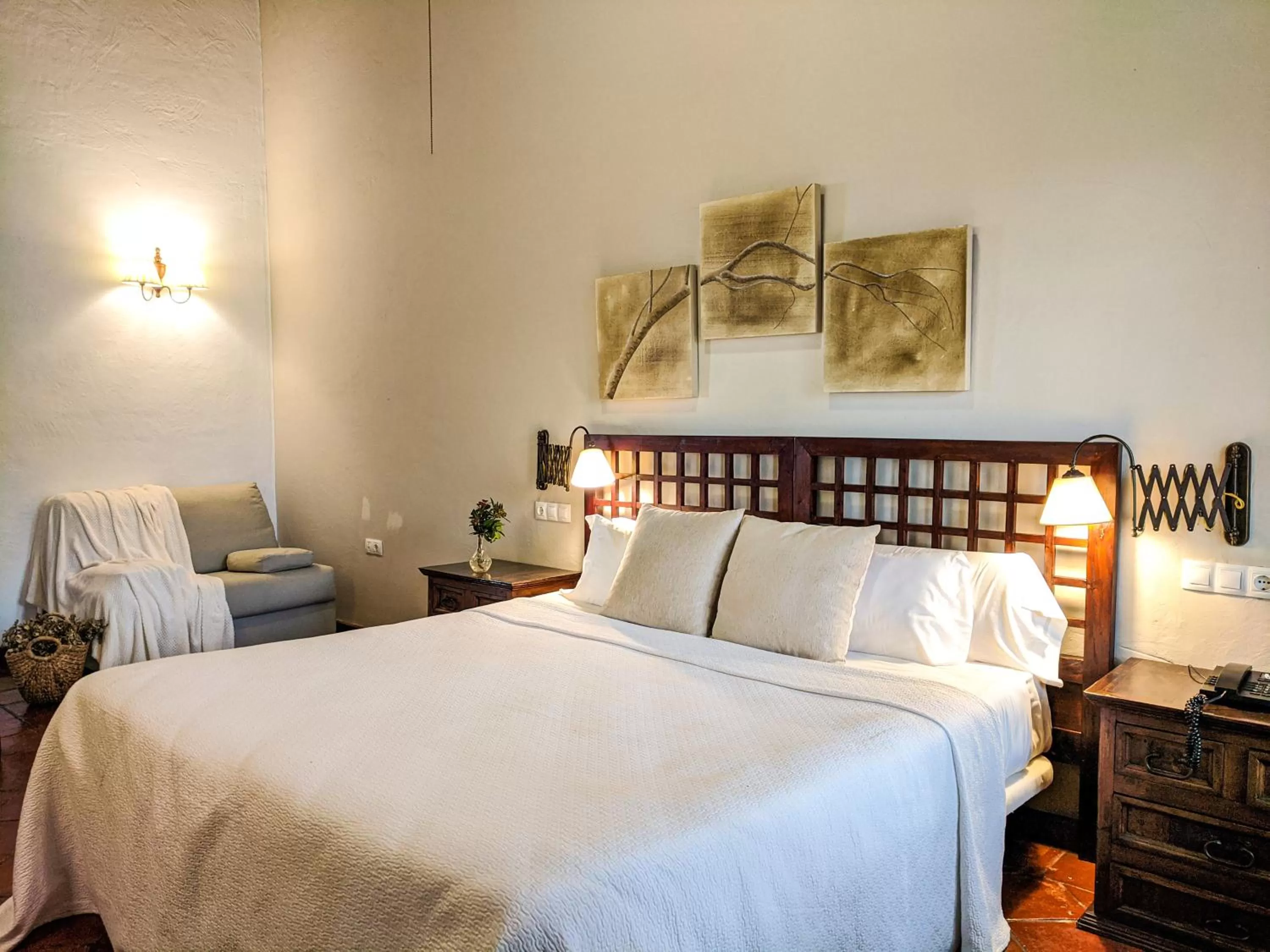 Bed in Hotel Fuente del Sol