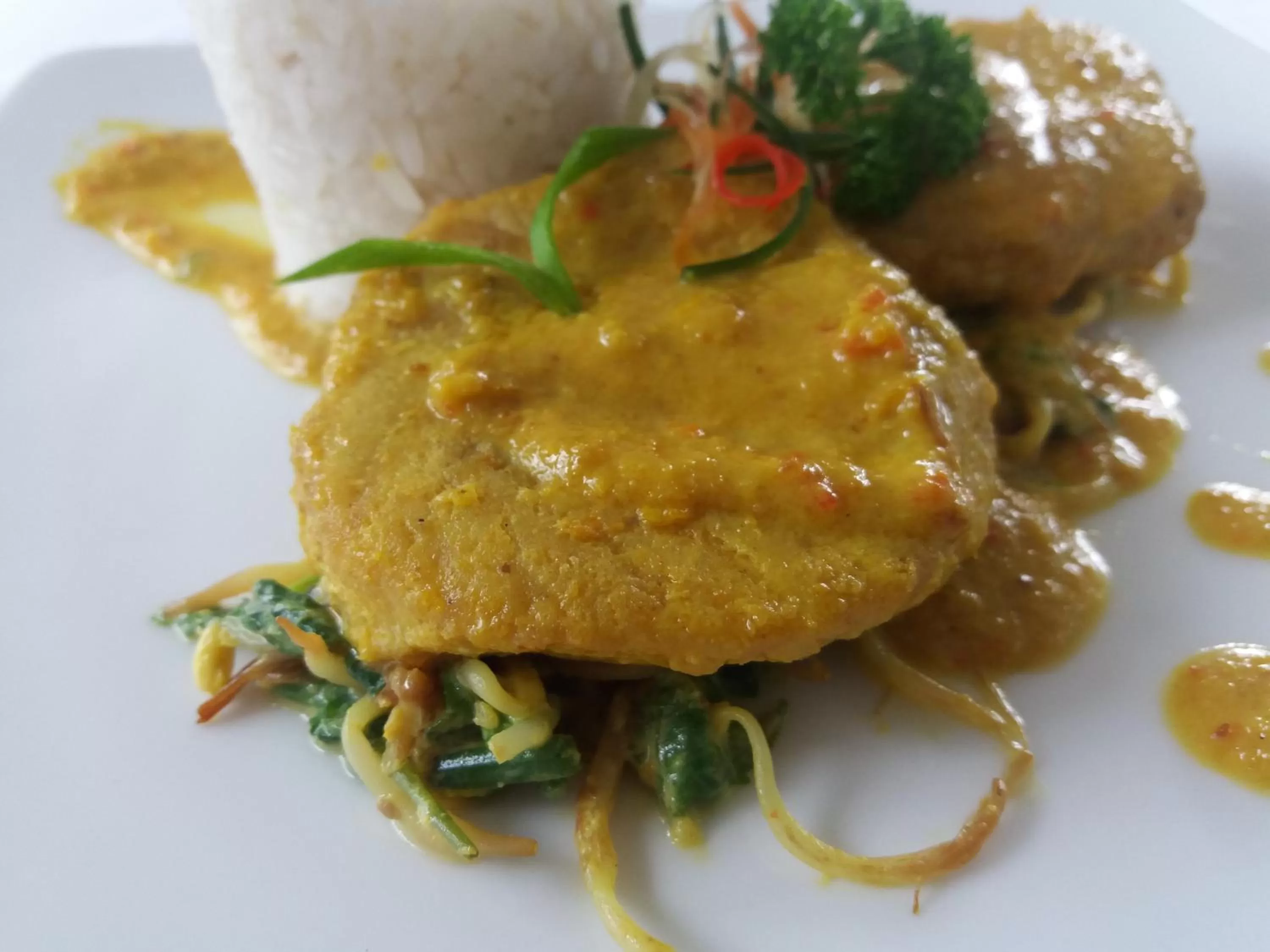 Food close-up in Inna Bali Heritage Hotel