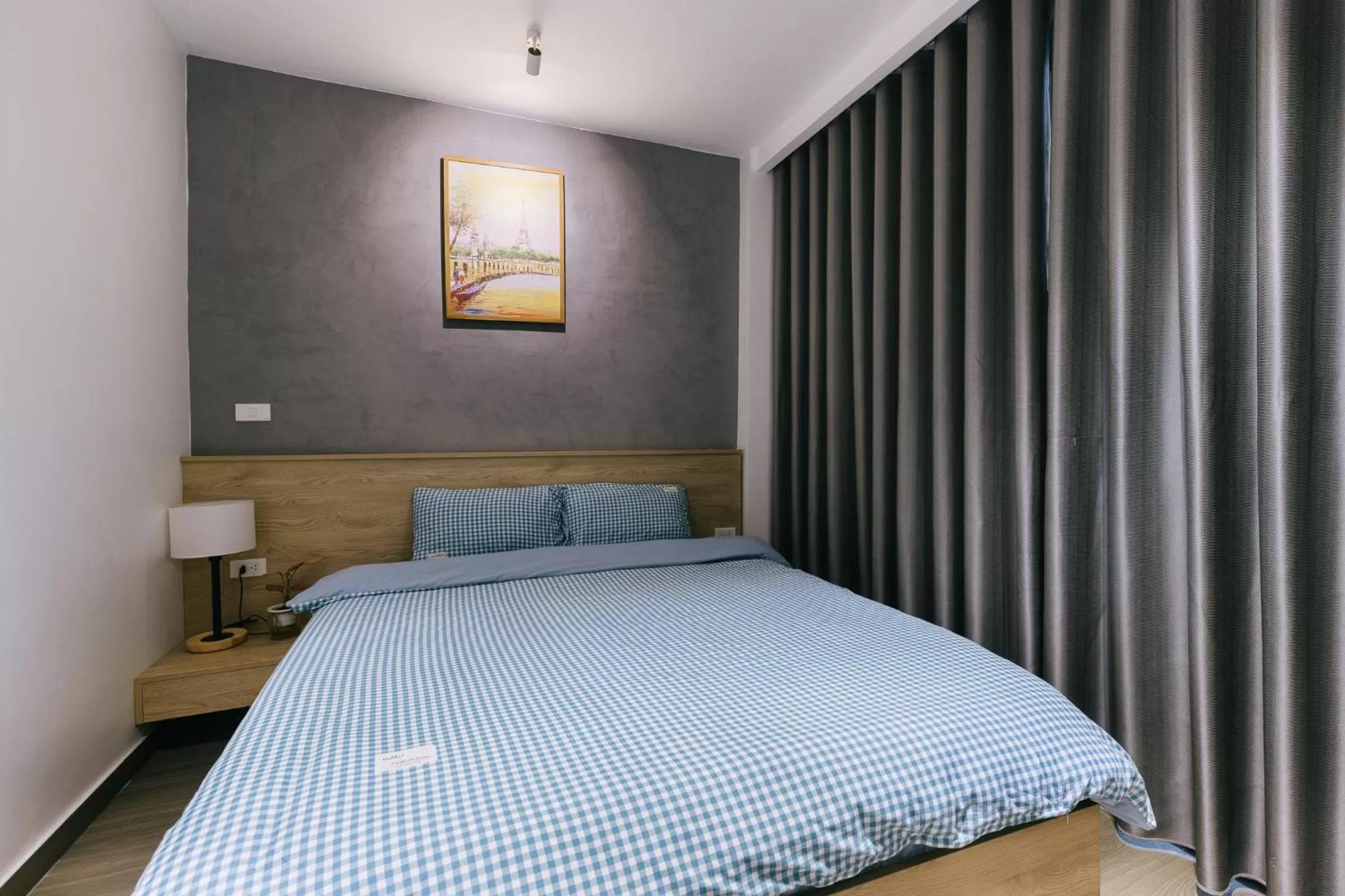 Bed in LUCK APART 8 - Hanoi Westlake Balcony Studio