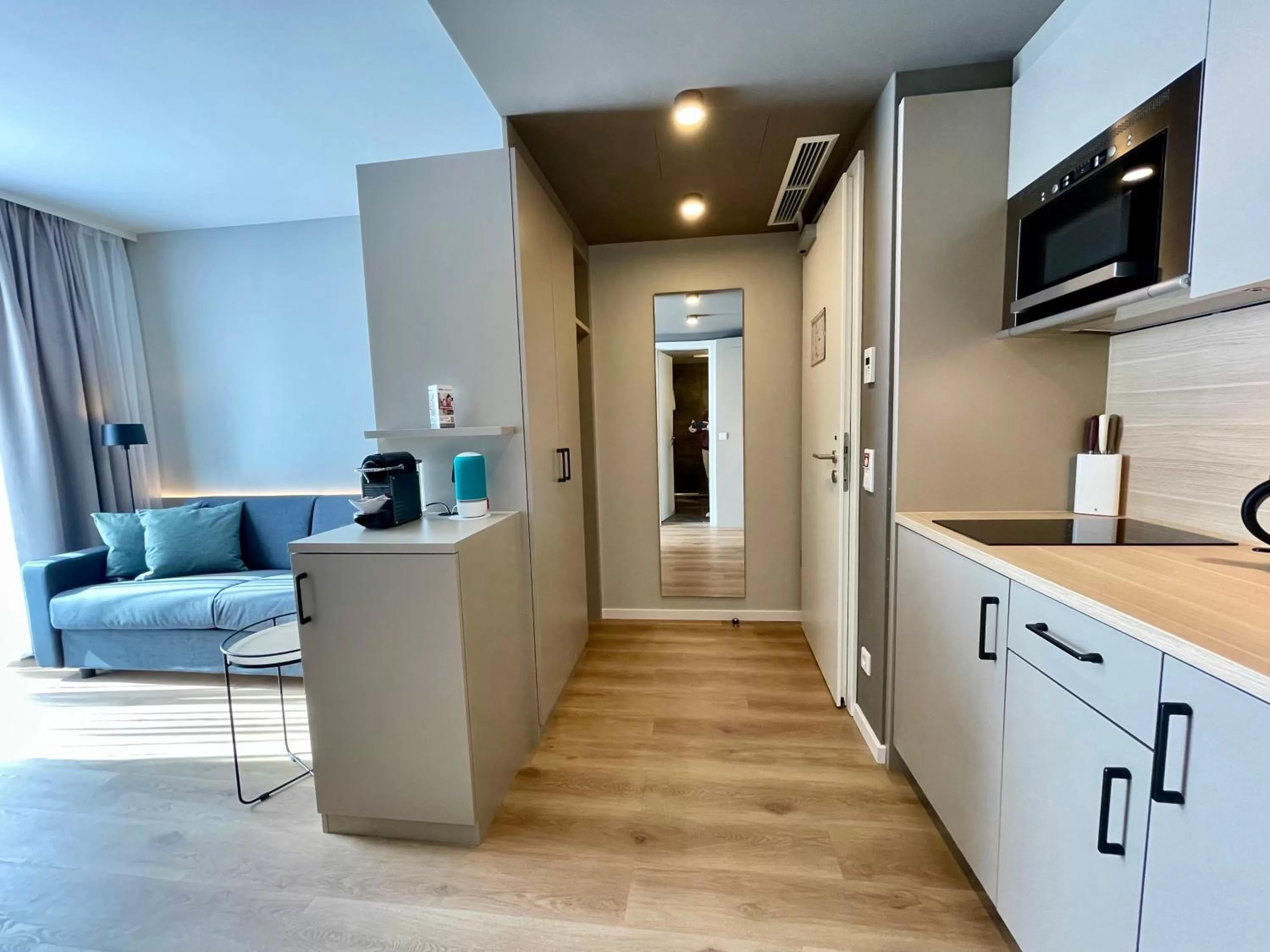 Kitchen or kitchenette in zeitwohnhaus SUITE-HOTEL & SERVICED APARTMENTS