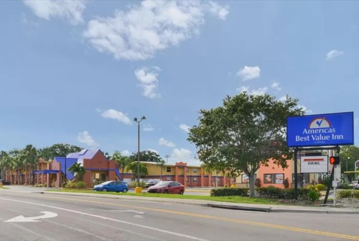 Property building in Americas Best Value Inn Sarasota