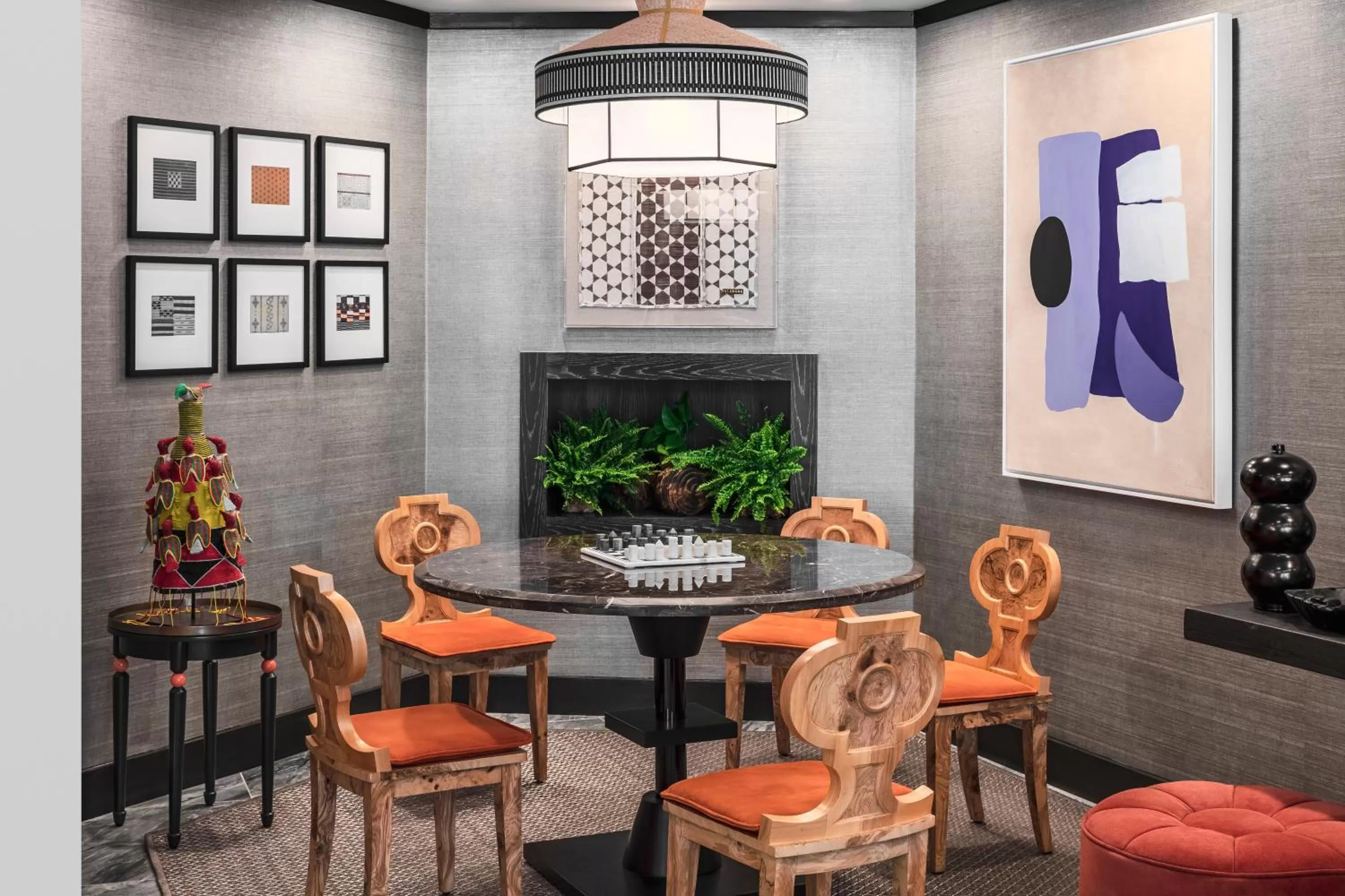 Seating area in Hotel Triton