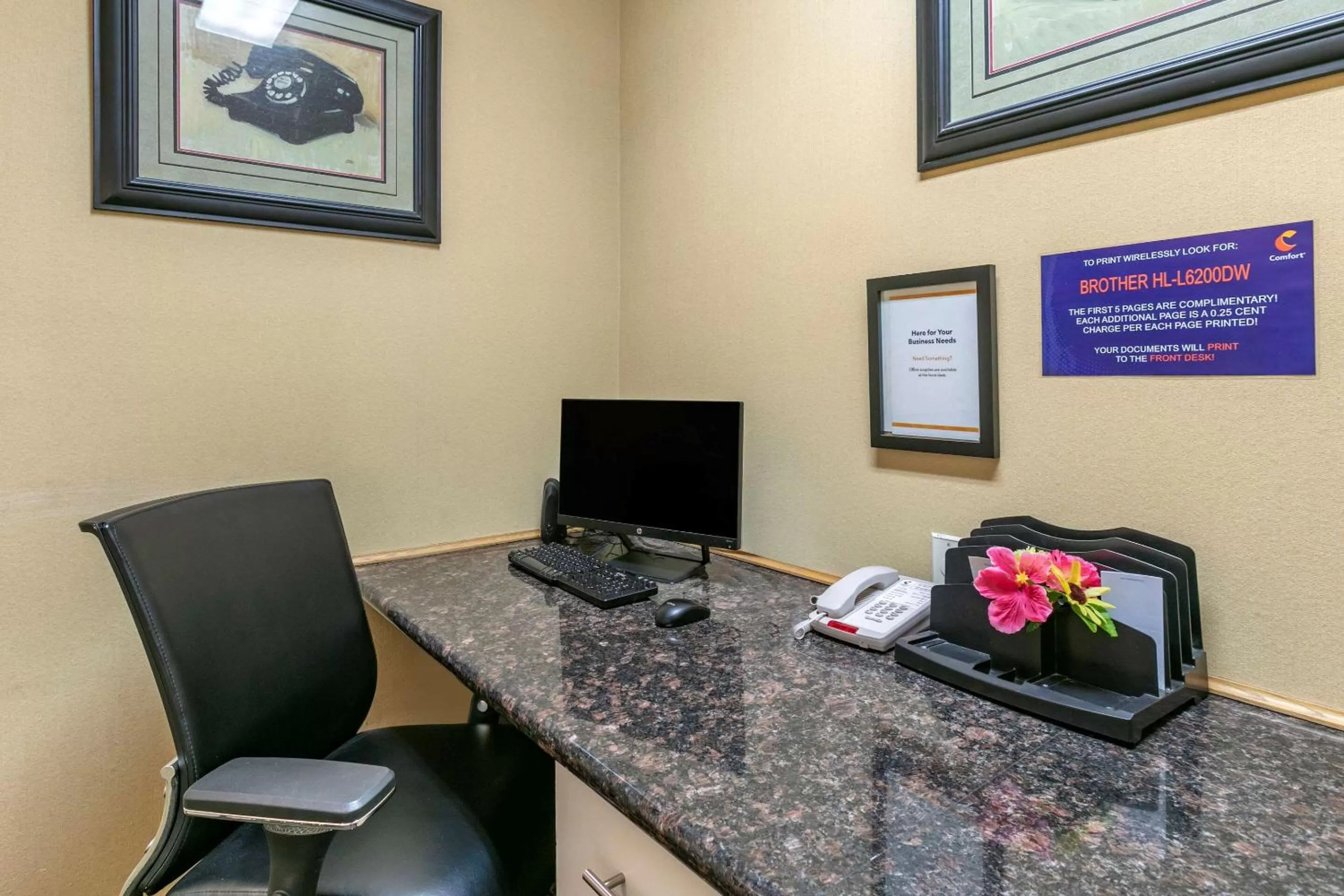 On site in Comfort Inn Fort Collins North