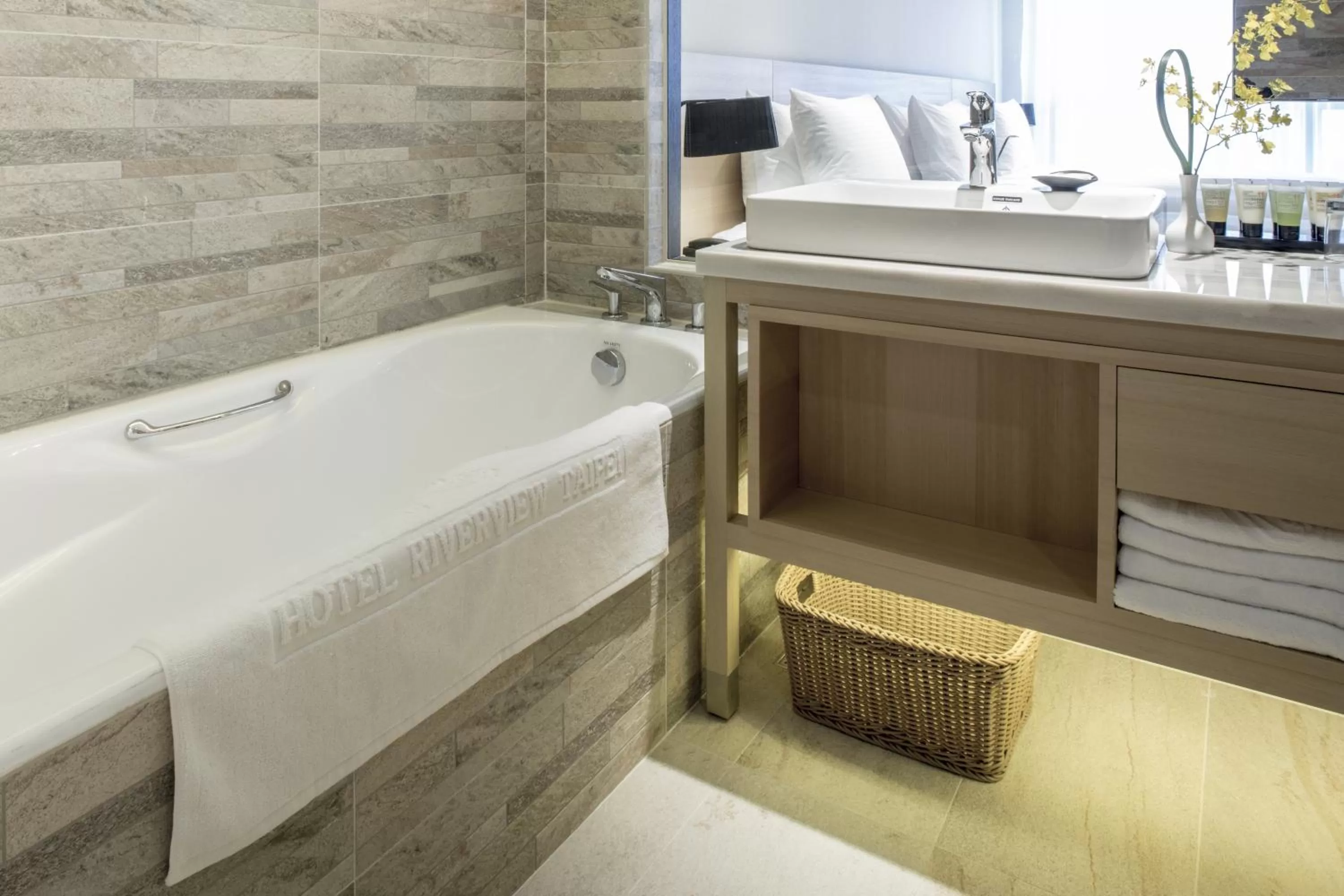 Bathroom in Riverview Suites Taipei
