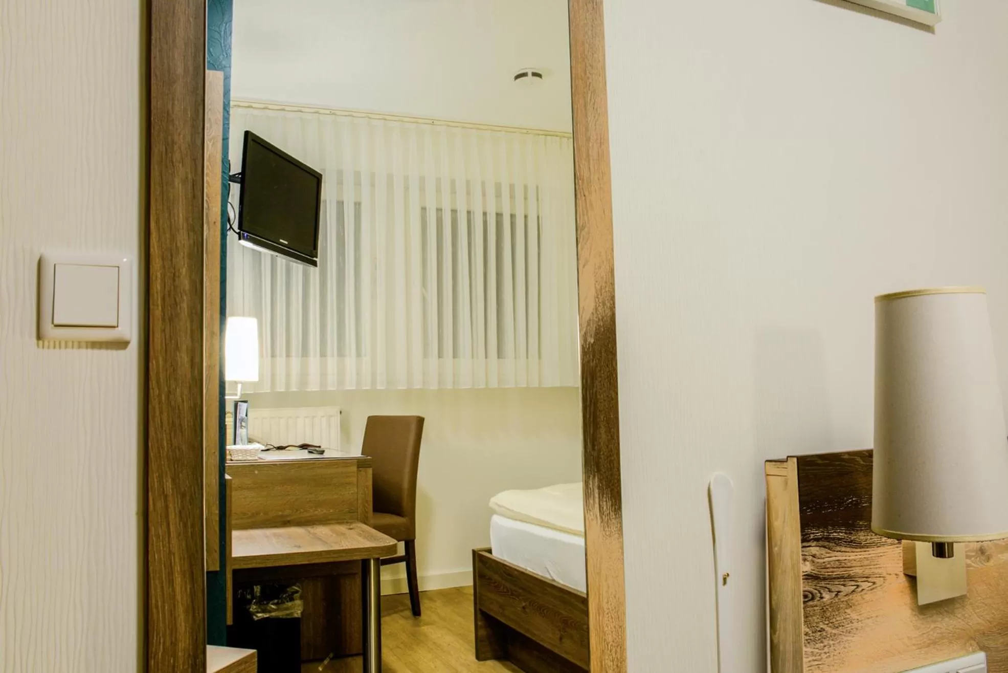 TV and multimedia, Bed in Gasthof Waldesruh