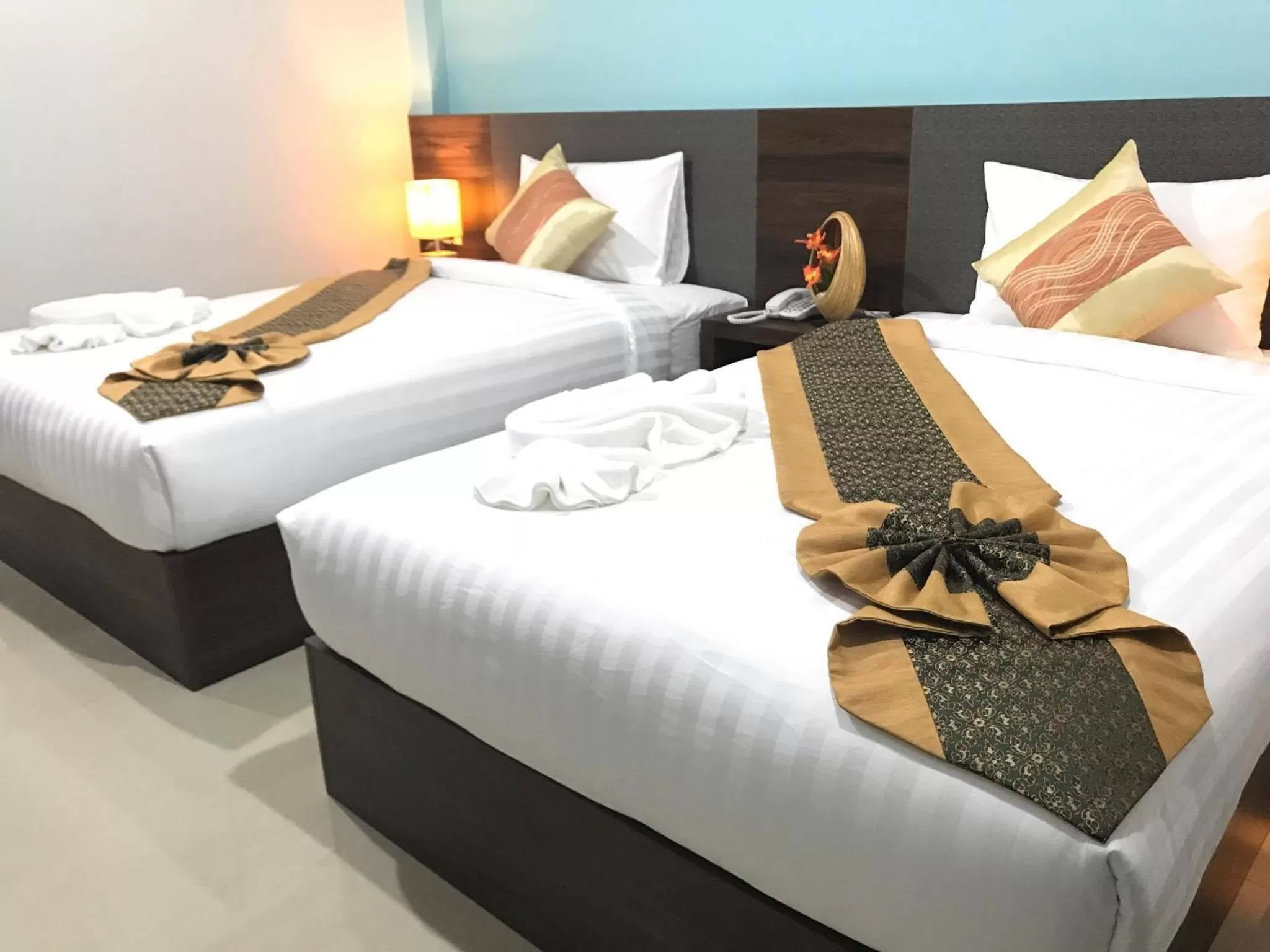 Bed in Aonang Sea Valley Resort