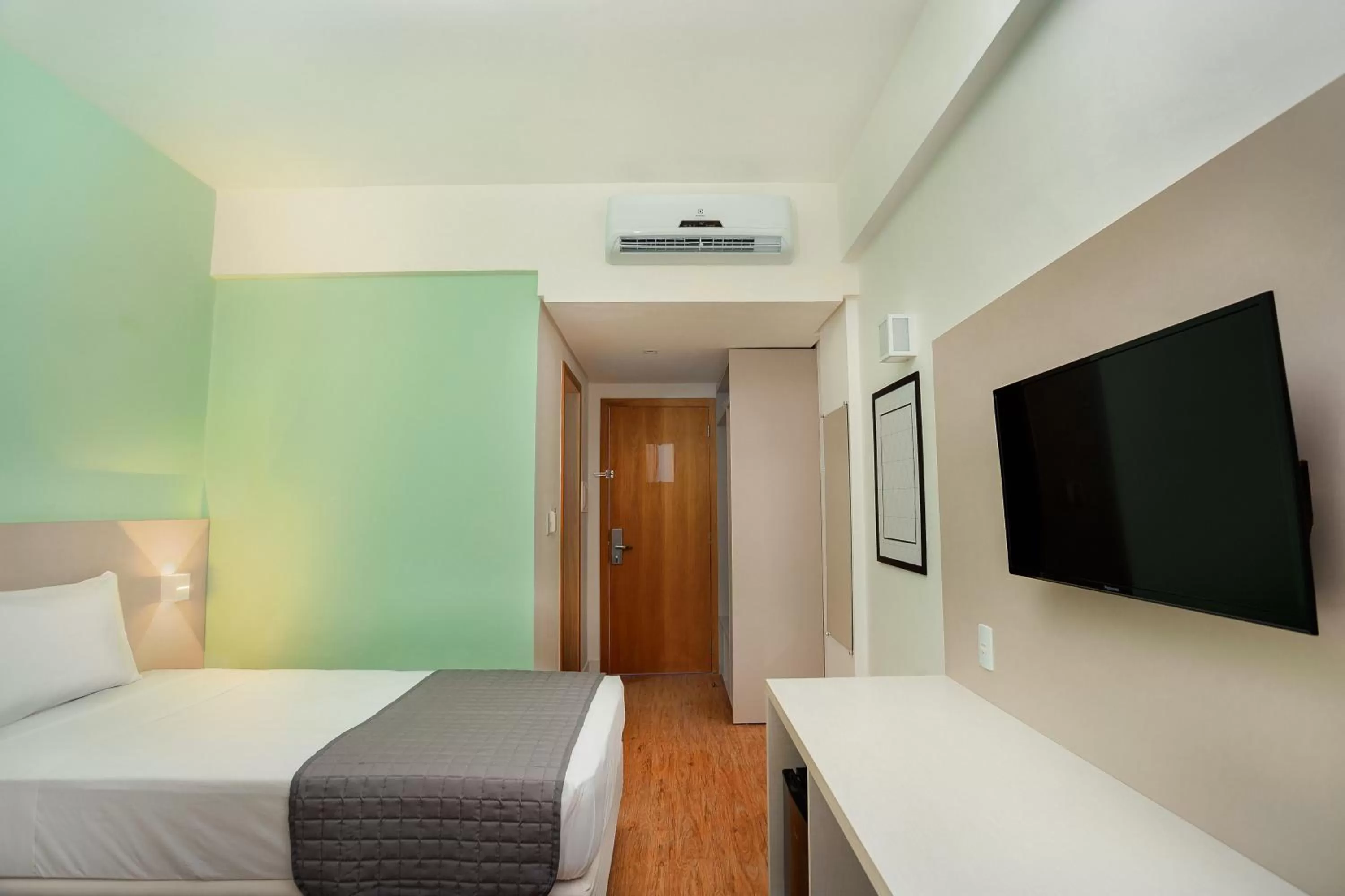 Bedroom, Bed in Go Inn Goiana by Atlantica Hotels