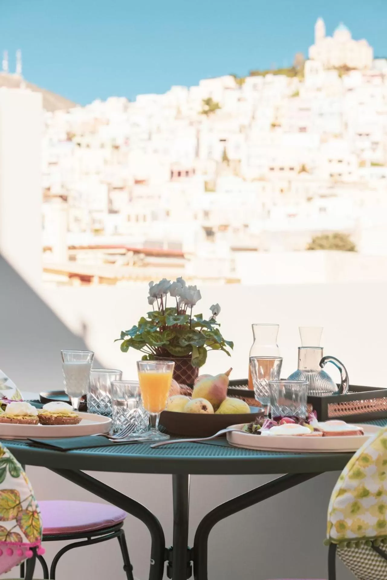 Balcony/Terrace in Castro Hotel Syros
