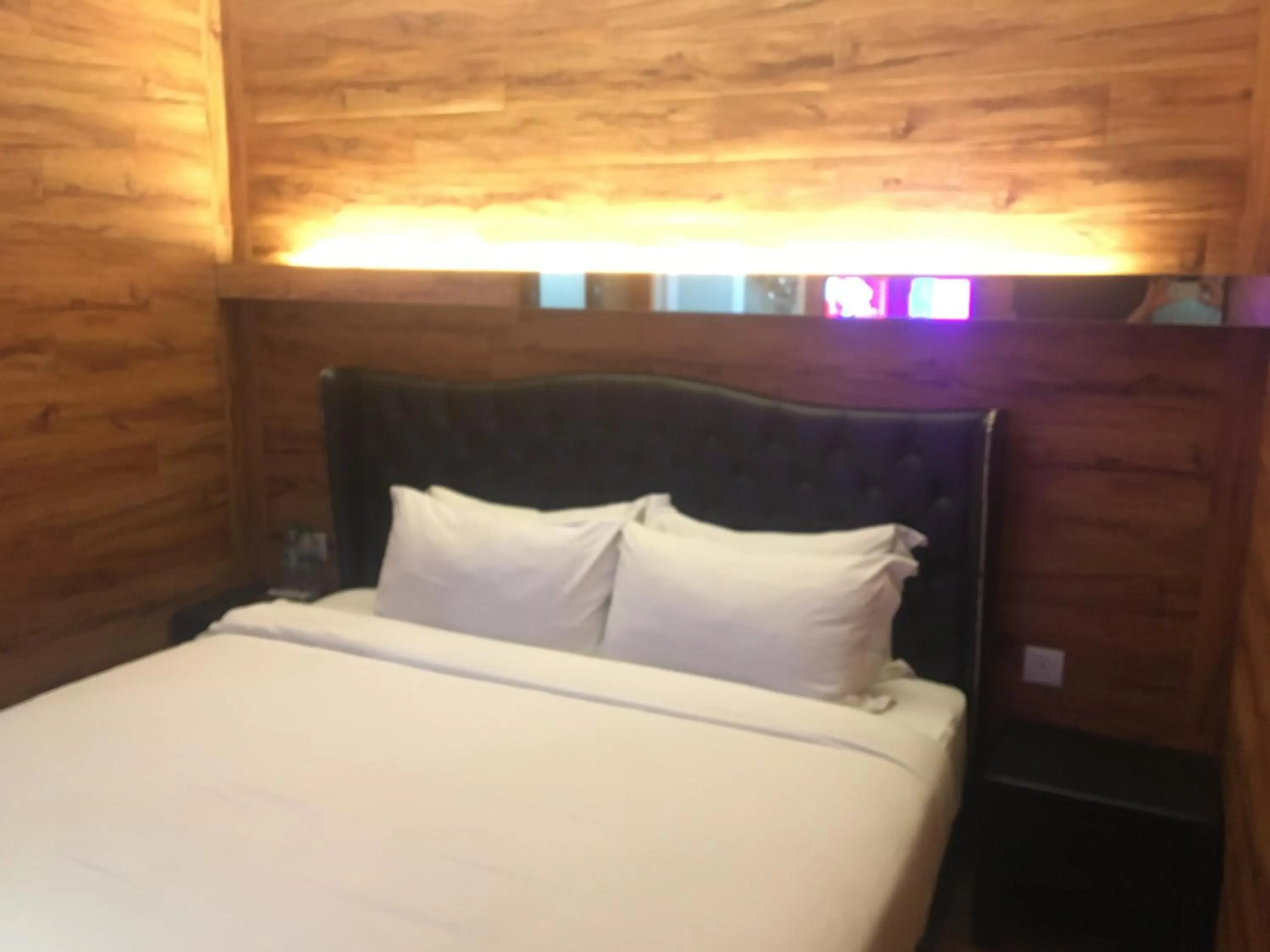 Bed in Hermess Hotel Johor