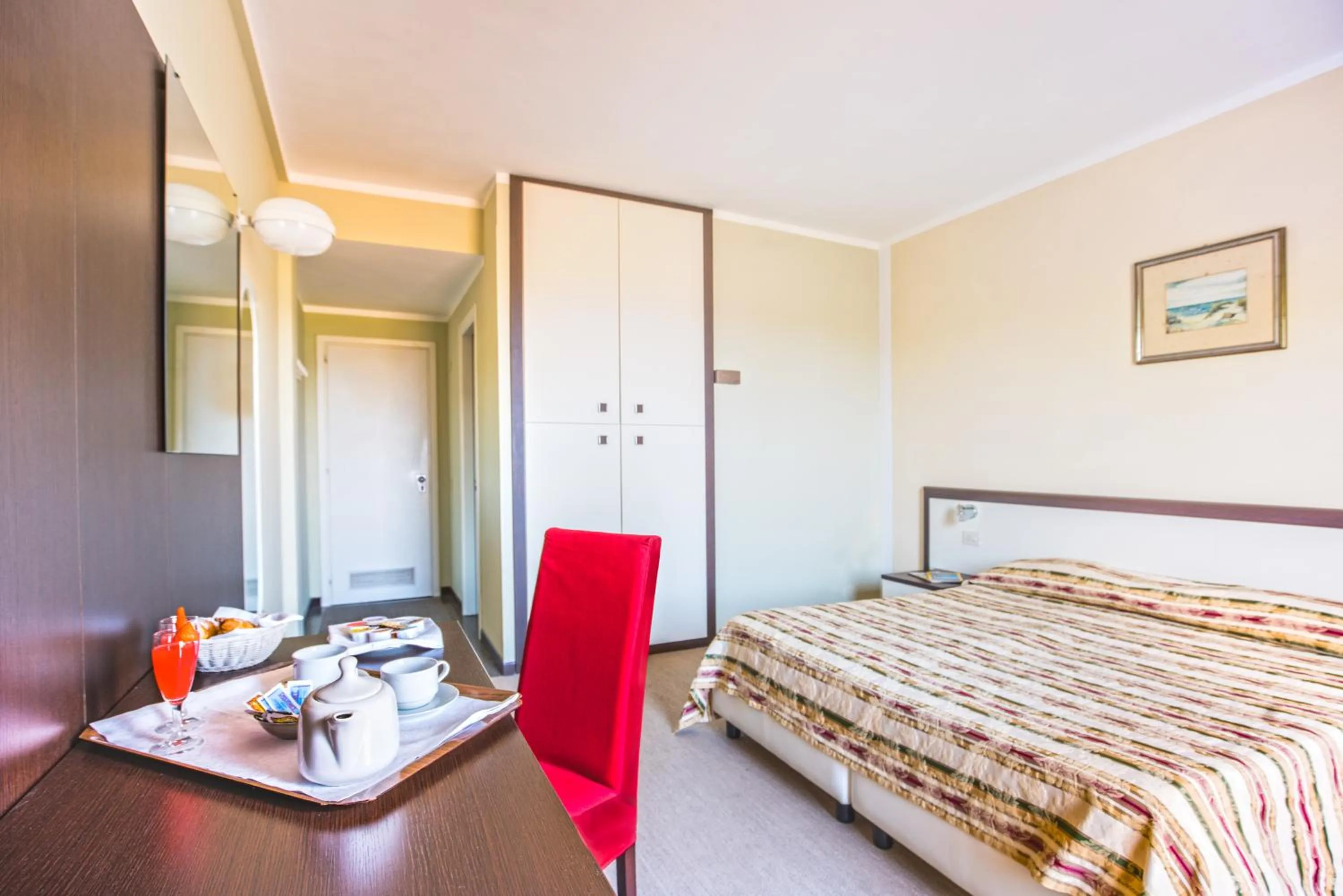 Bed in Hotel Fabricia