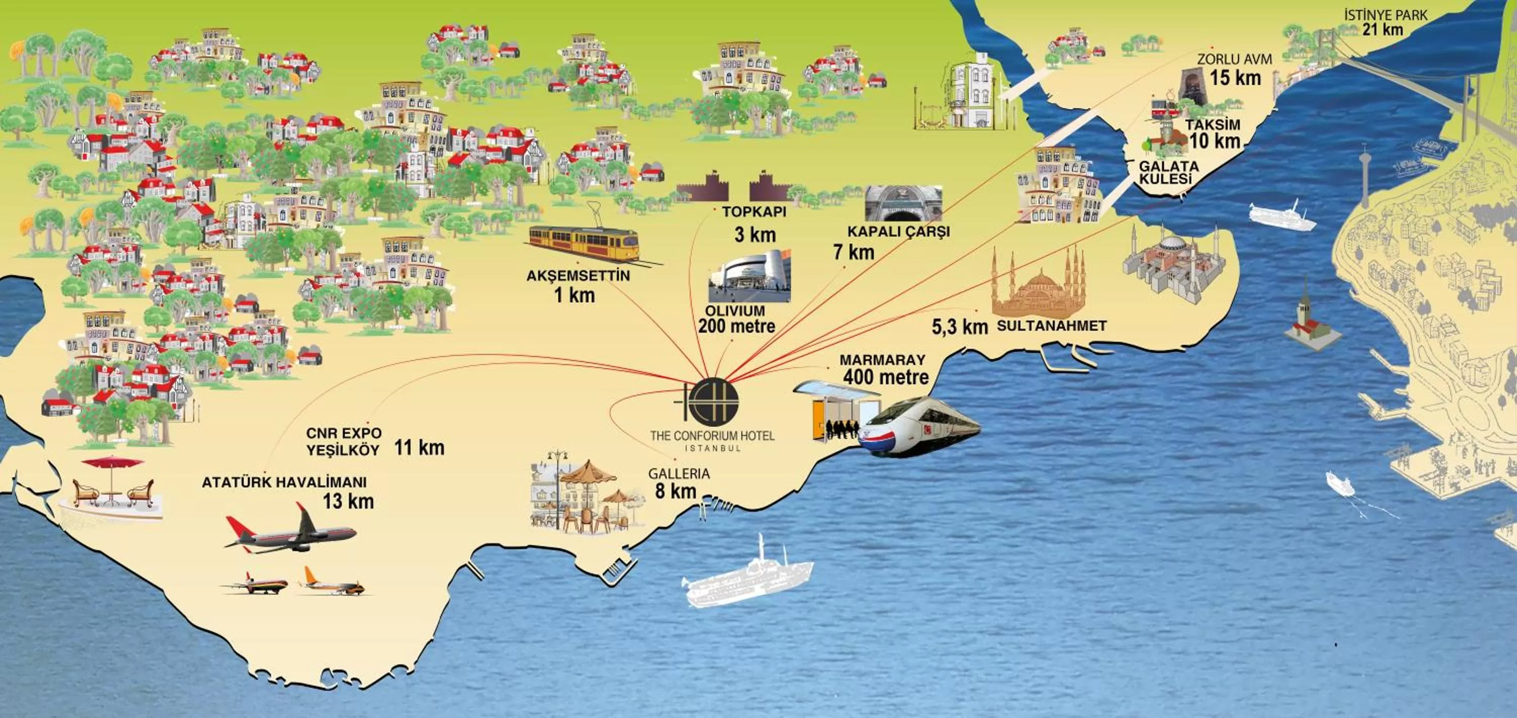 Off site in The Conforium Hotel İstanbul