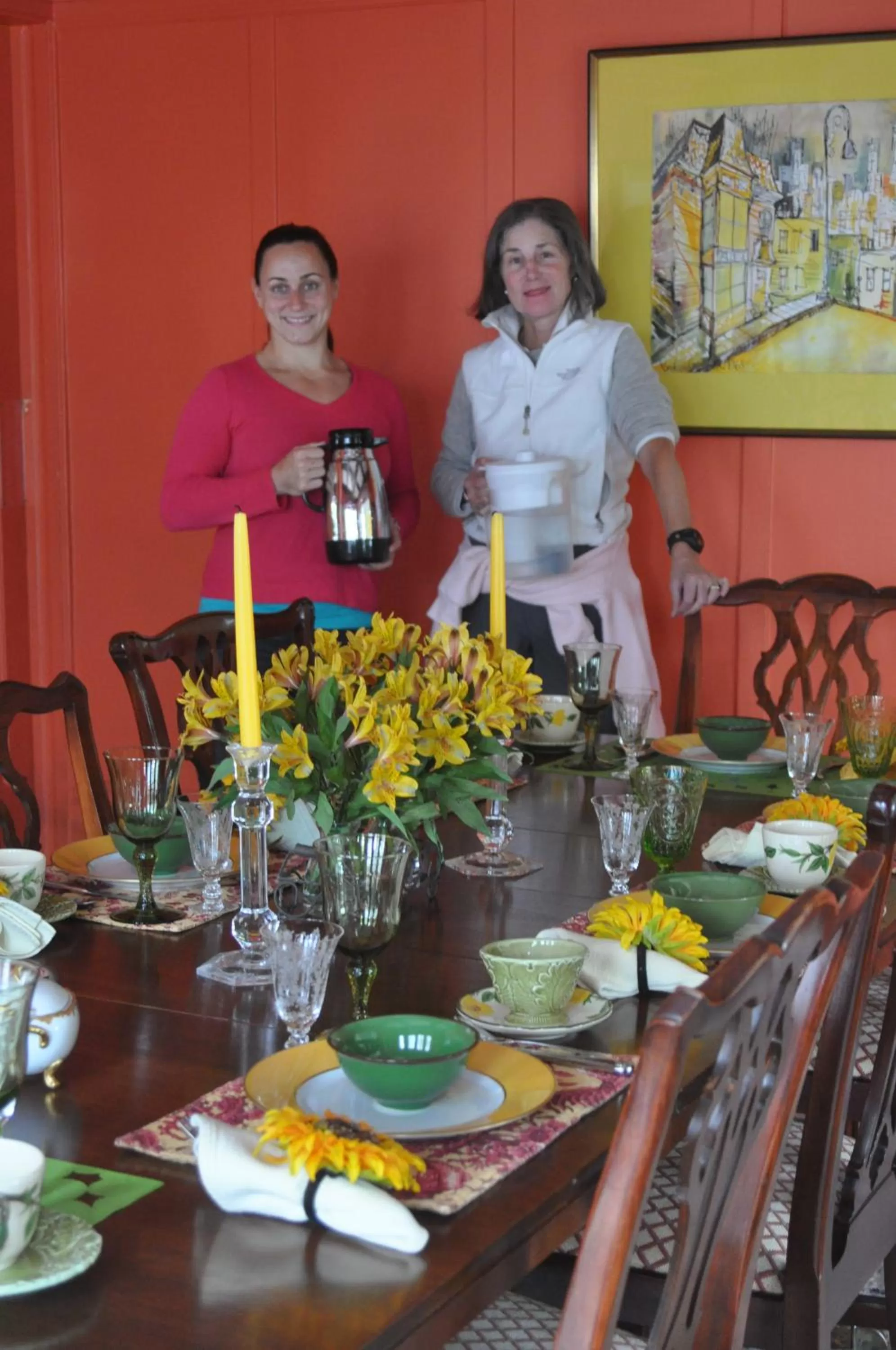 Food and drinks in My Rosegarden Guest Rooms