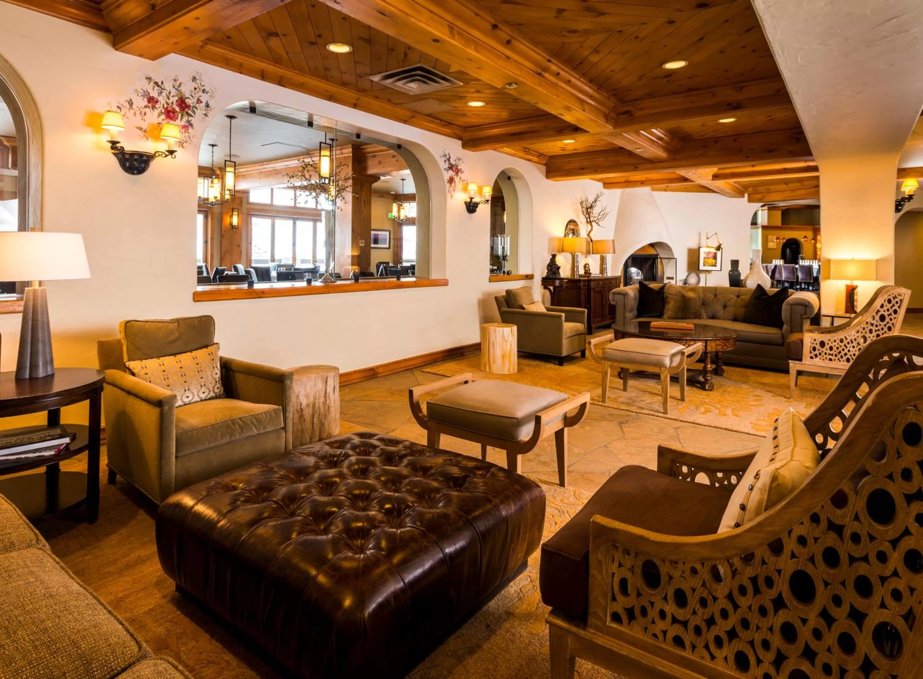 Lobby or reception in The Pines Lodge, a RockResort, by Vail Resorts