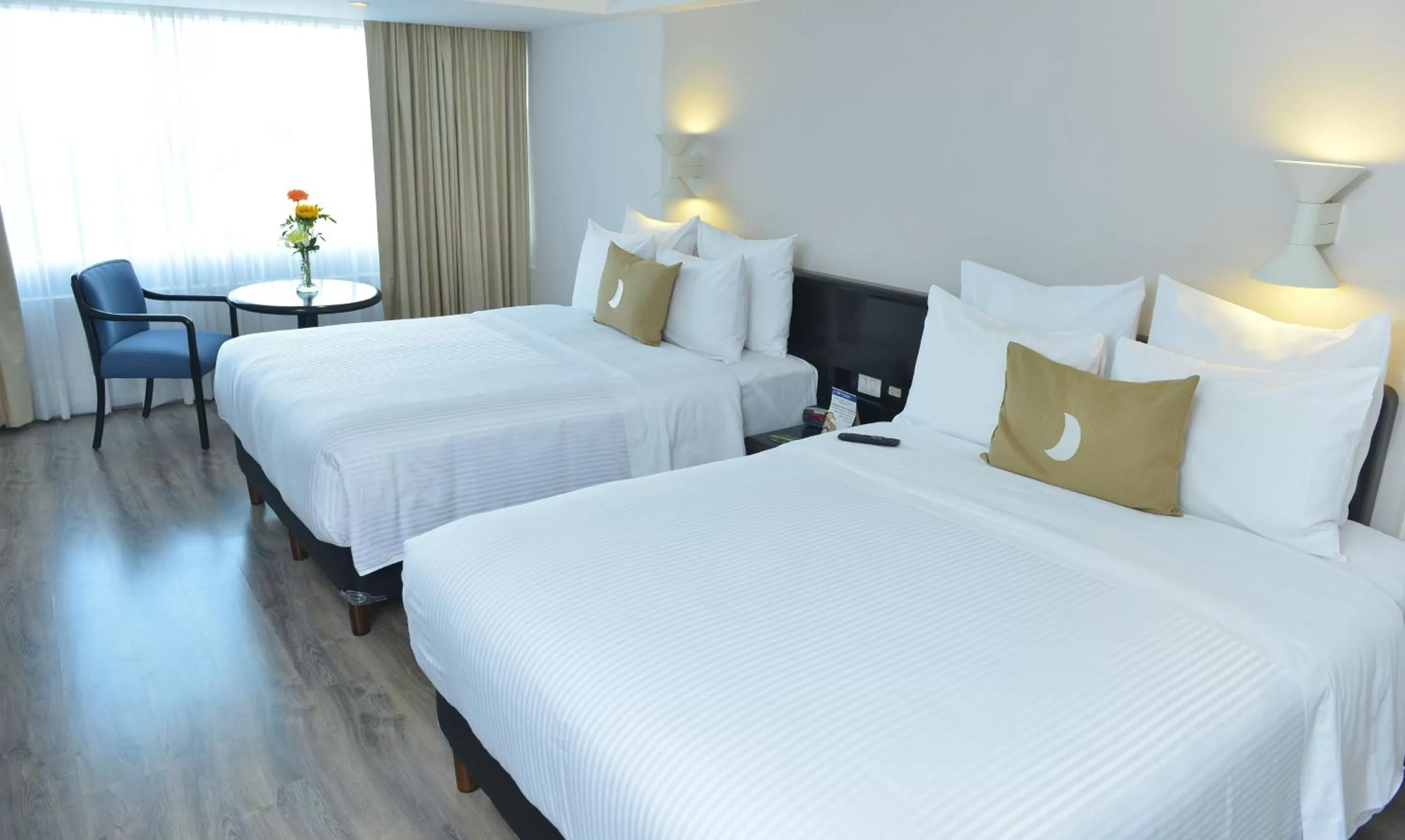 Bed in Grand Cantalagua Hotel Morelia, BW Signature Collection