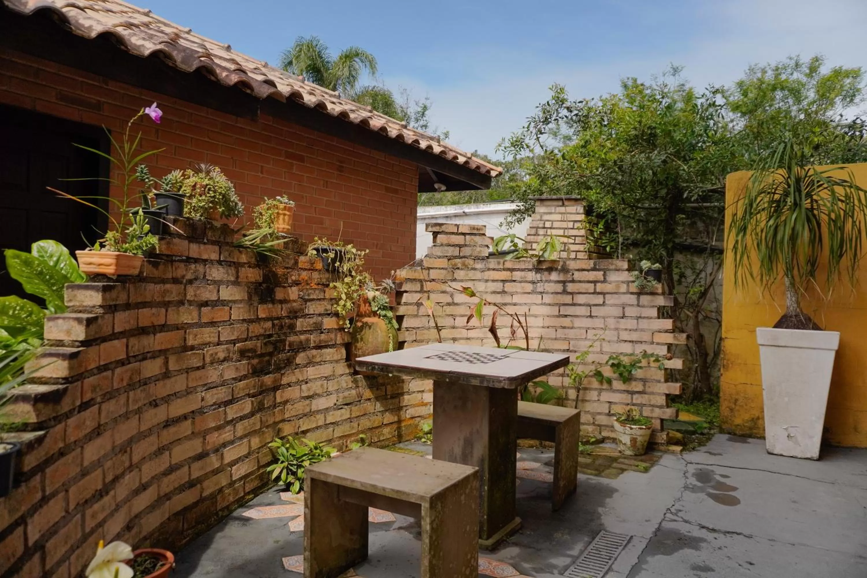 Seating area, BBQ Facilities in Pousada Dunasol Floripa