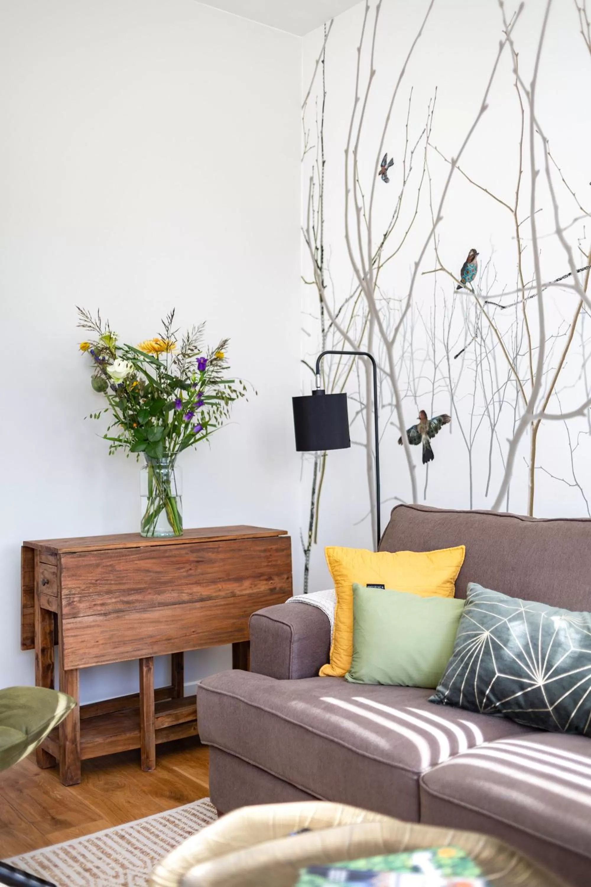 Living room in B&B De Mansarde