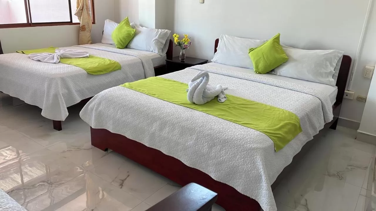 Bed in Hostal Carliza