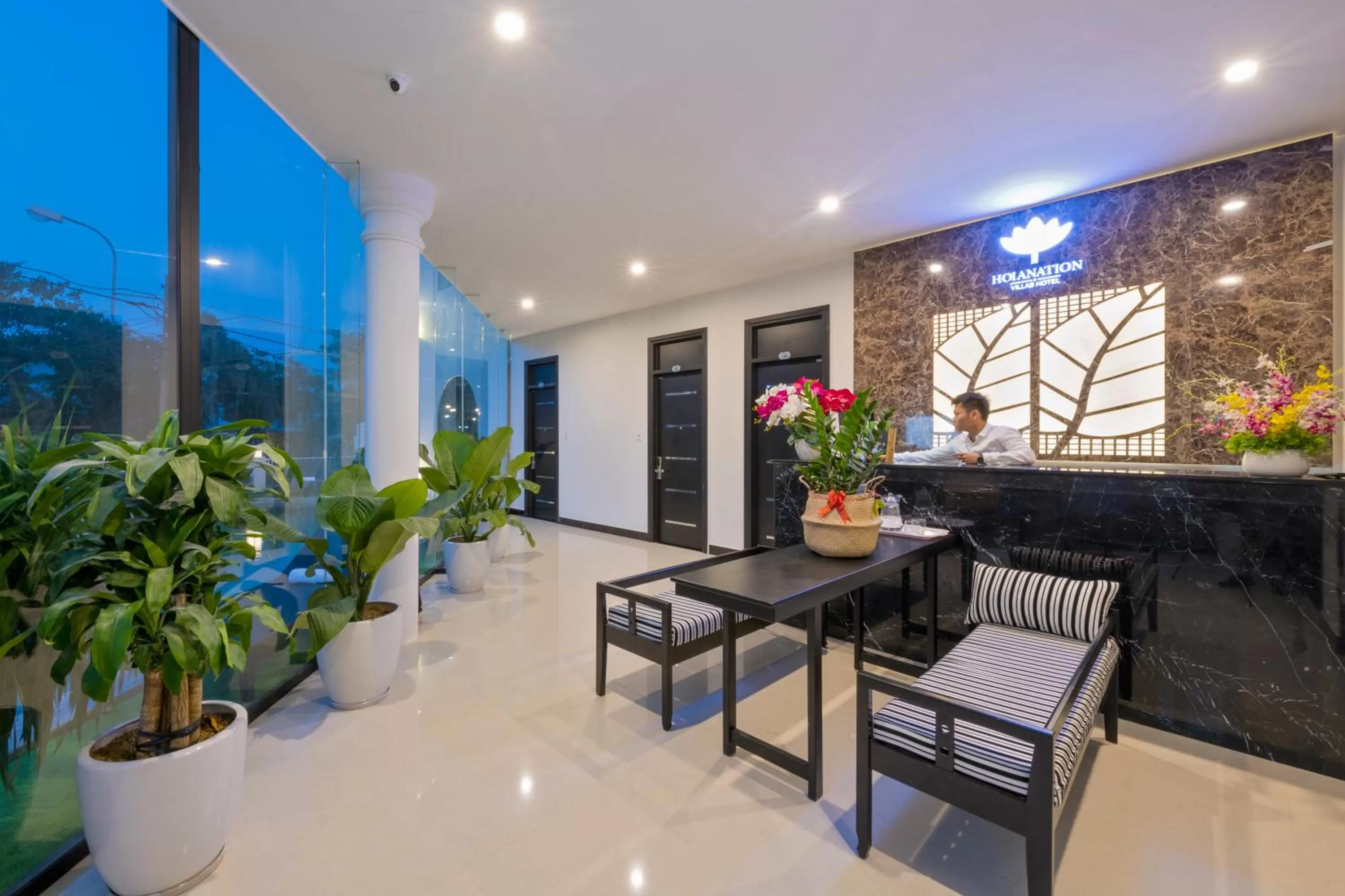 Lobby or reception in Hoianation Villas Hotel