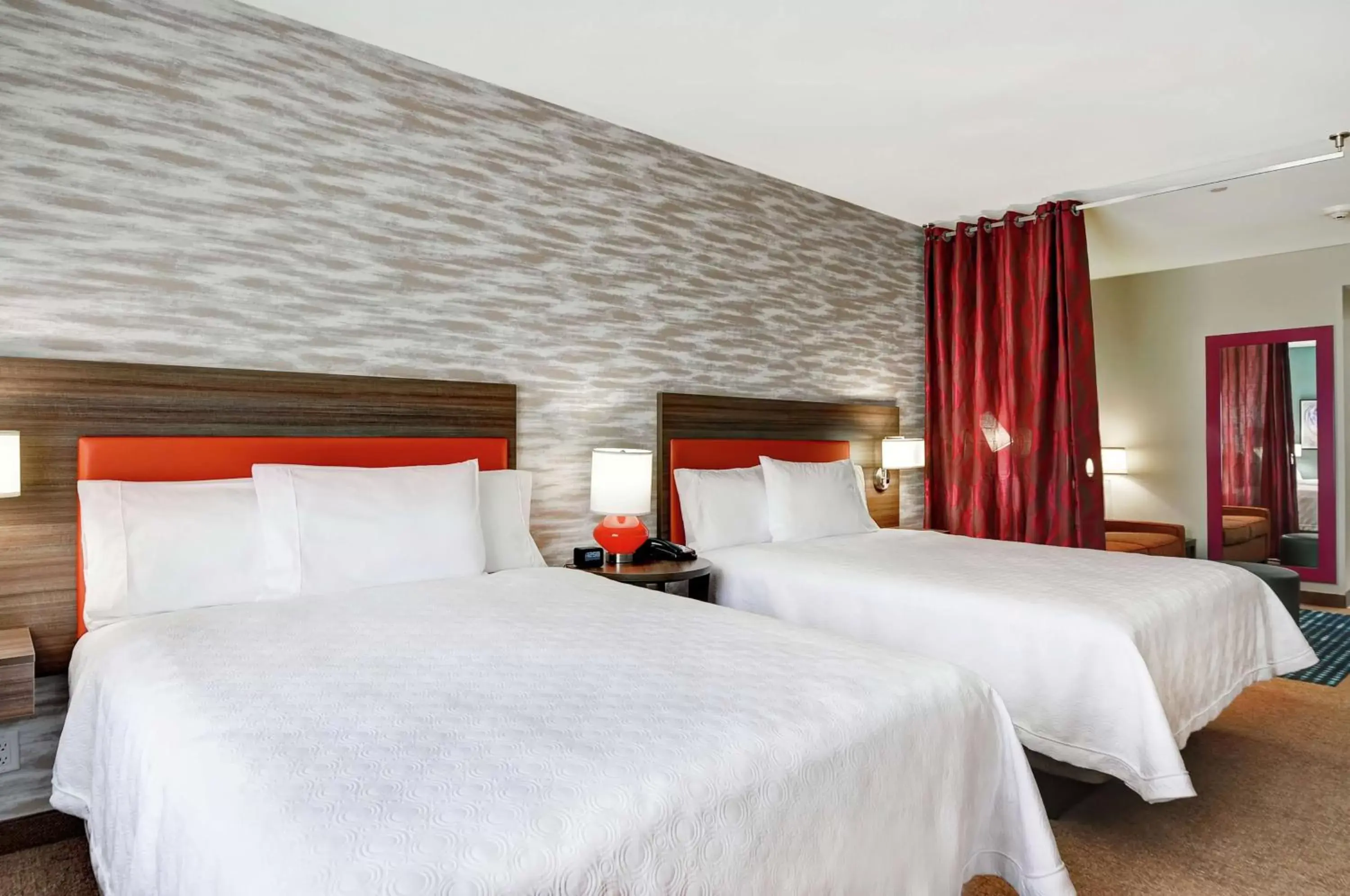 Studio Suite with Two Queen Beds - Hearing Access/Non-Smoking in Home2 Suites By Hilton Bedford Dfw West Studio Suite with Two Queen Beds - Hearing Access/Non-Smoking in Home2 Suites By Hilton Bedford Dfw West