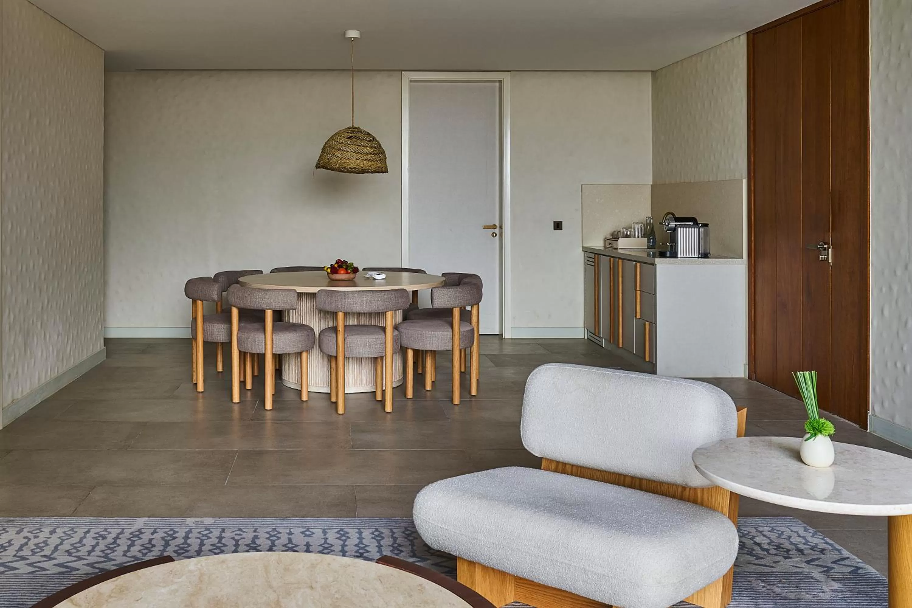 Dining area in ERTH Abu Dhabi Hotel