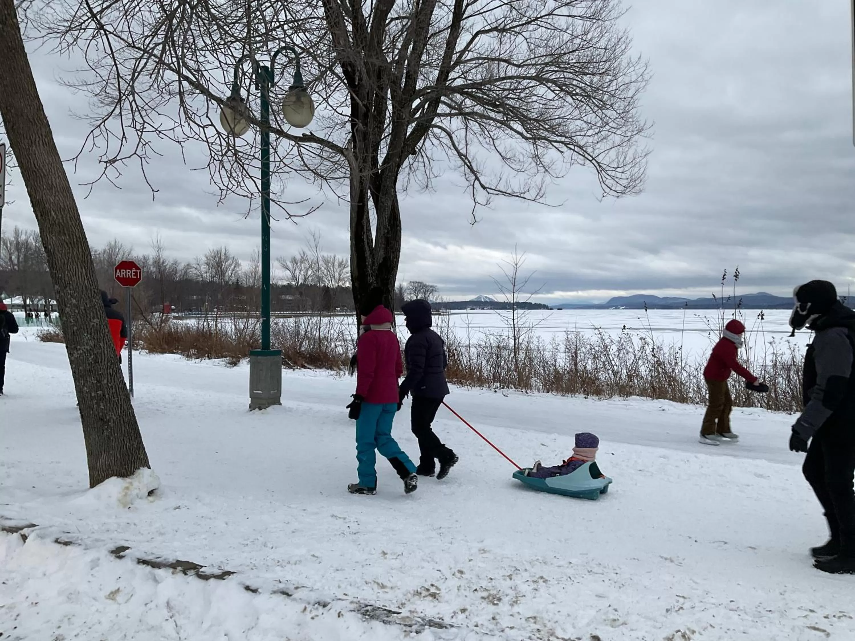 Winter in Magog Waterfront Studio 106