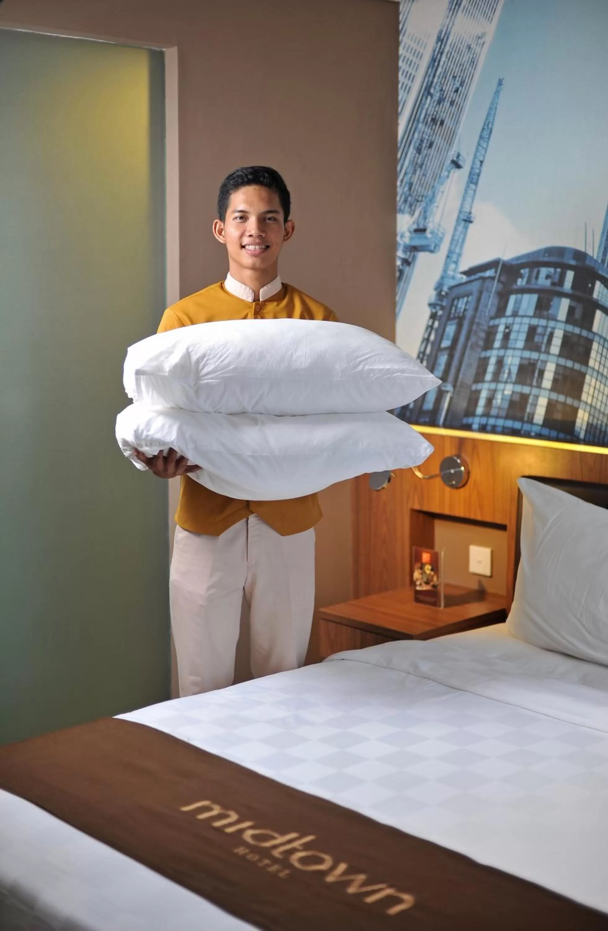 People, Bed in Midtown Hotel Surabaya