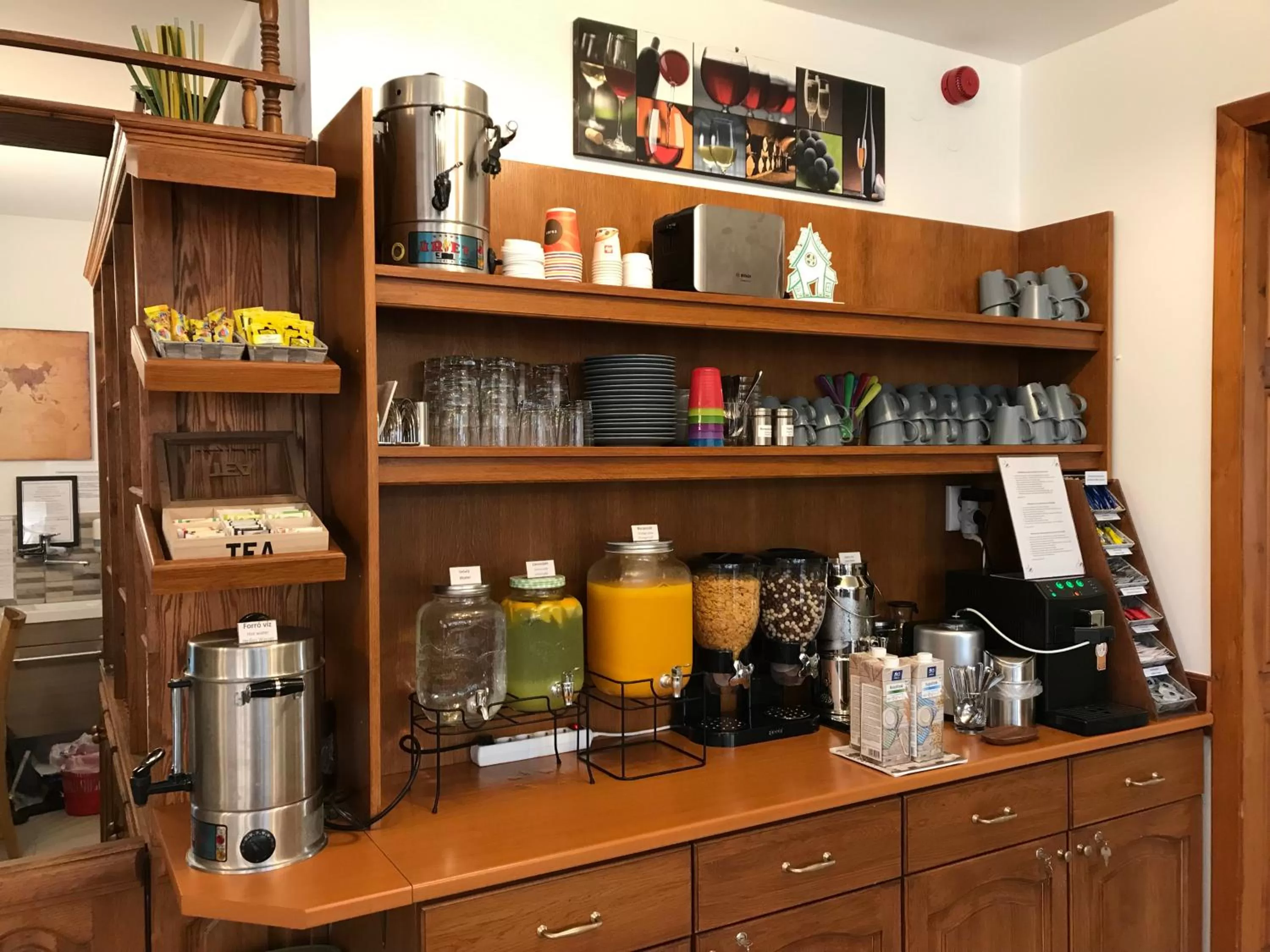 Coffee/tea facilities in Zöldtető Panzió