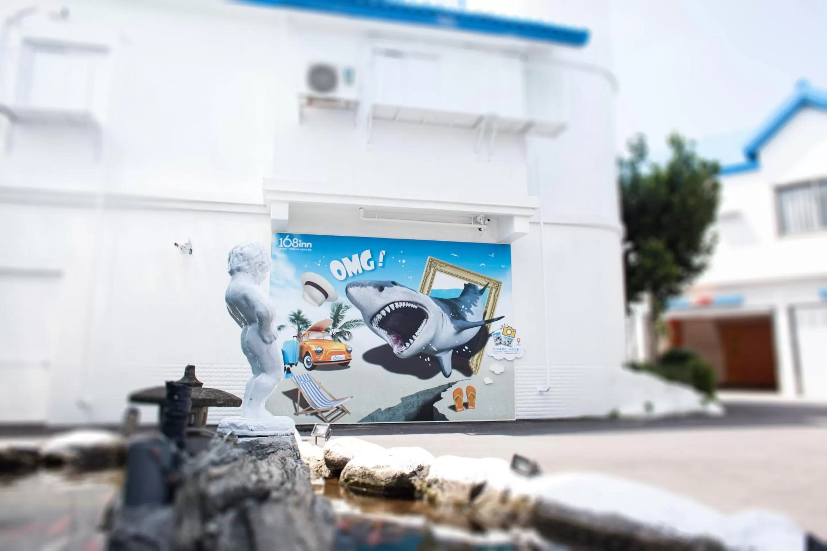 Decorative detail in 168 Motel-Hsinchu