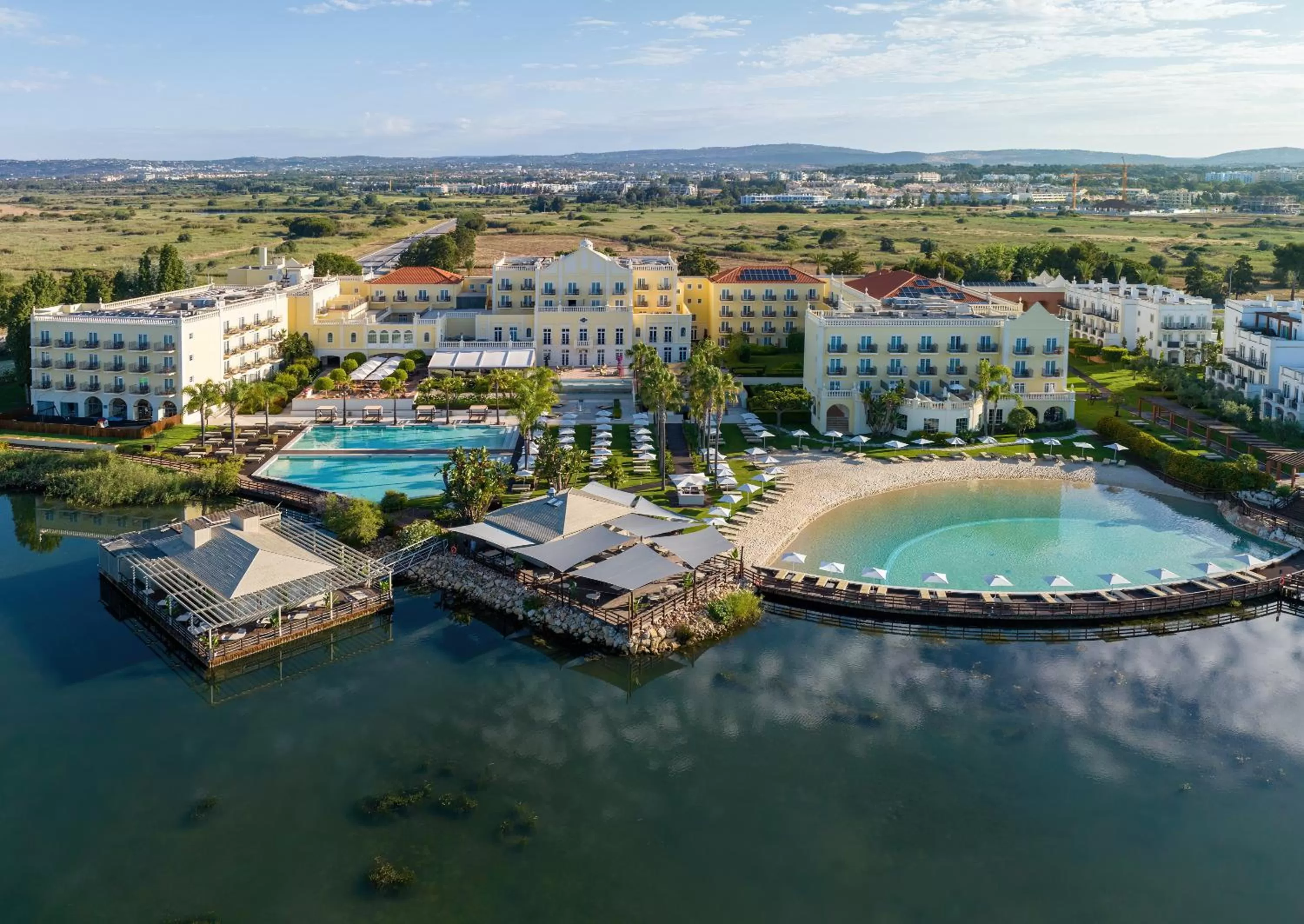Bird's eye view in Domes Lake Algarve, Autograph Collection
