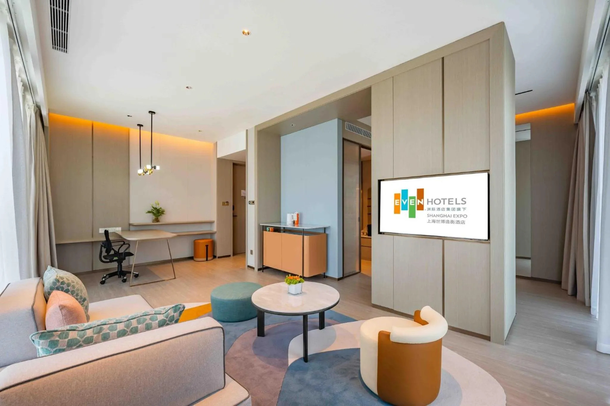 Photo of the whole room in EVEN Hotels Shanghai Expo by IHG