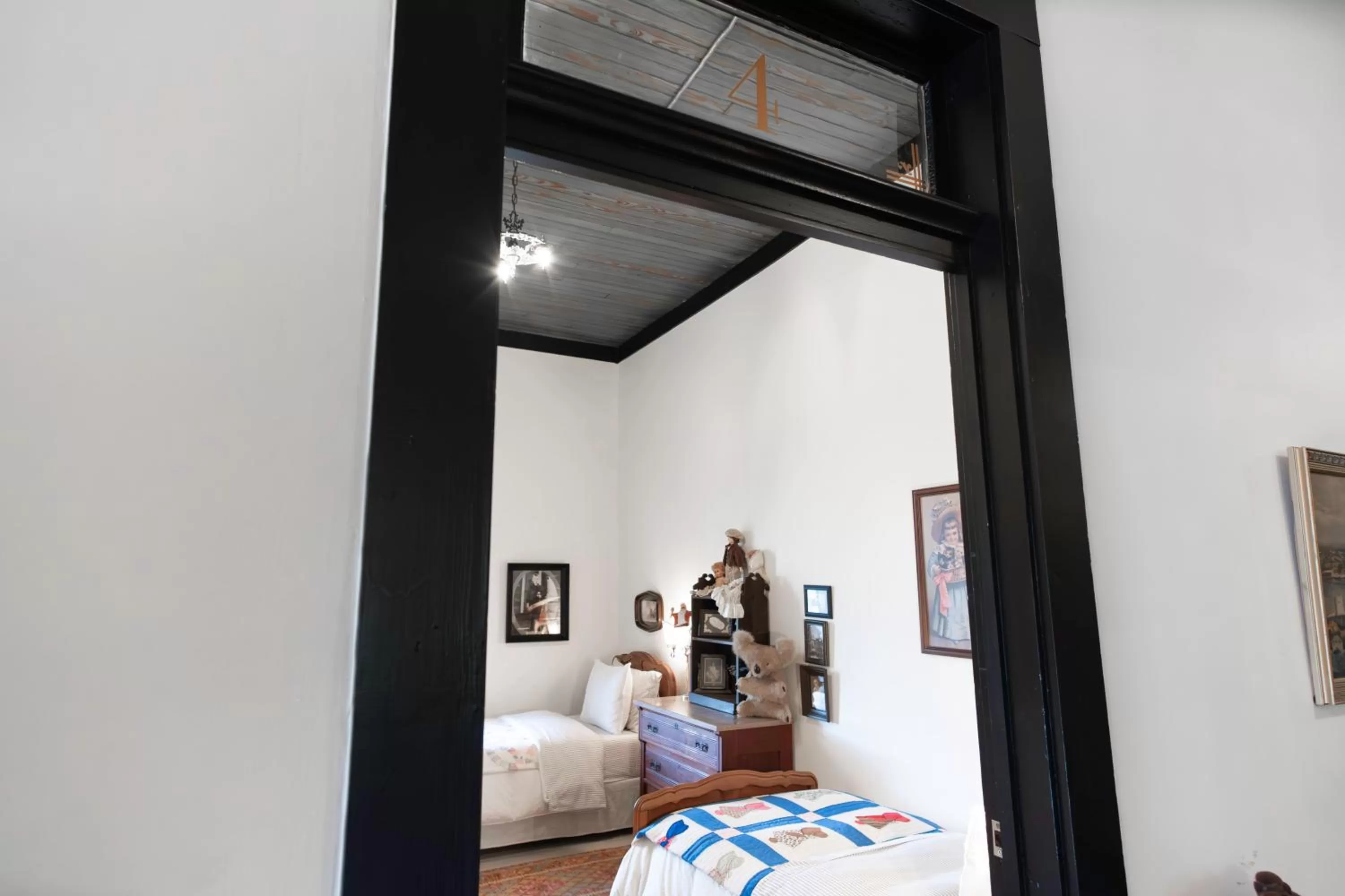 Bed in Beard and Lady Inn