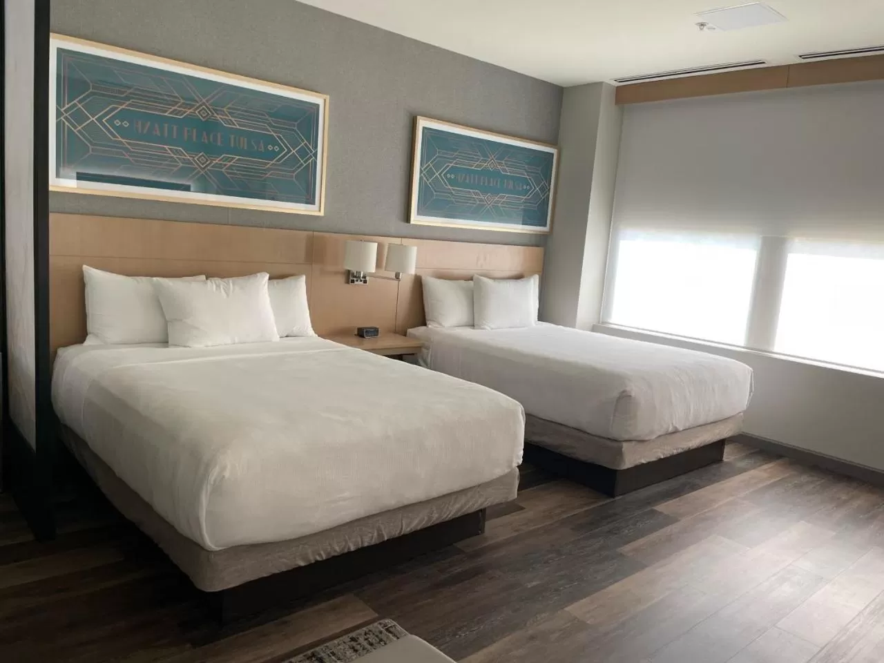 Bed in Hyatt Place Tulsa/Downtown