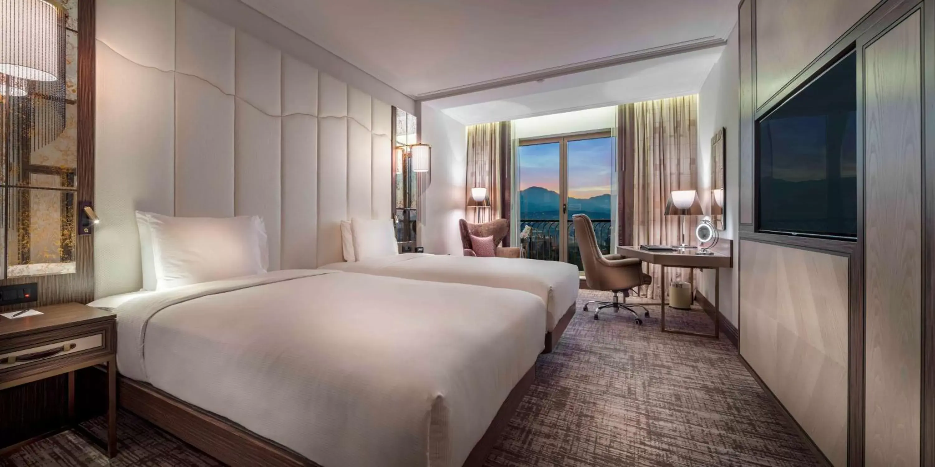 Double Room with Two Double Beds in Hilton Podgorica Crna Gora Double Room with Two Double Beds in Hilton Podgorica Crna Gora